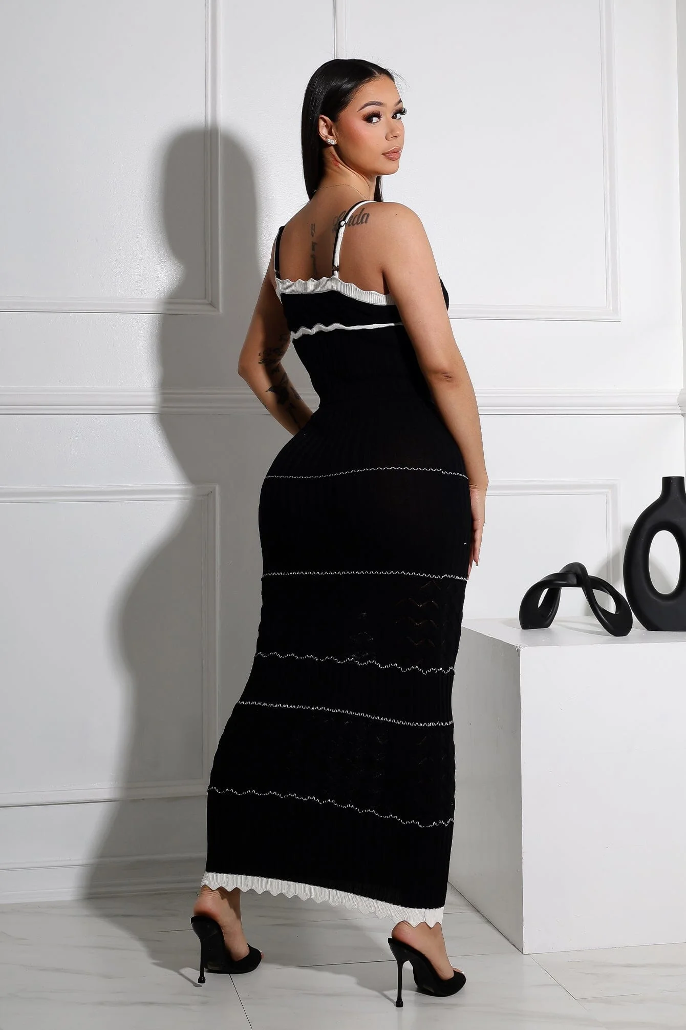Aaliyah Rib Knit Tank Top & Skirt SET - Image 6