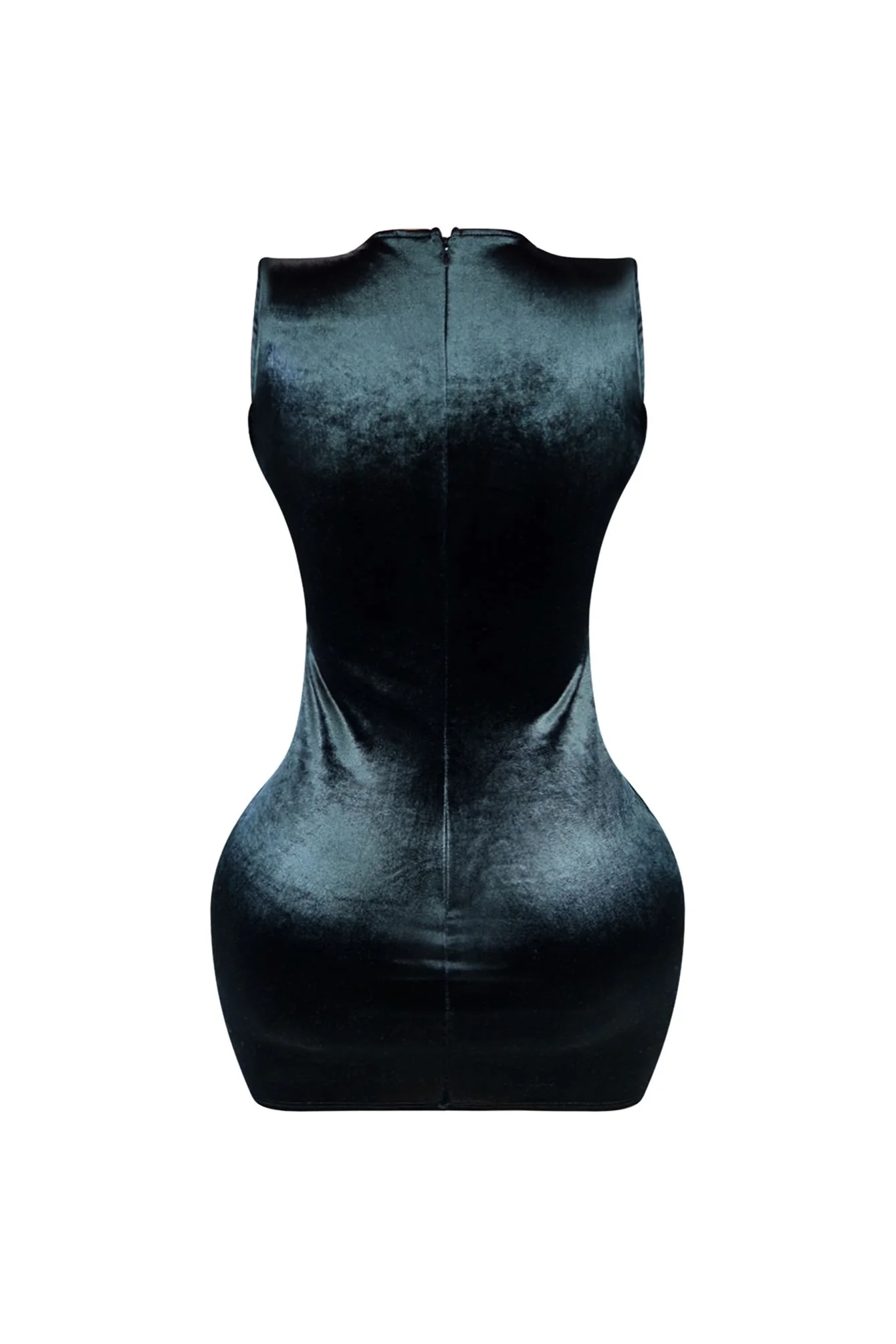 Adaline Mesh Contrast Vevet Jewel Dress - Image 5