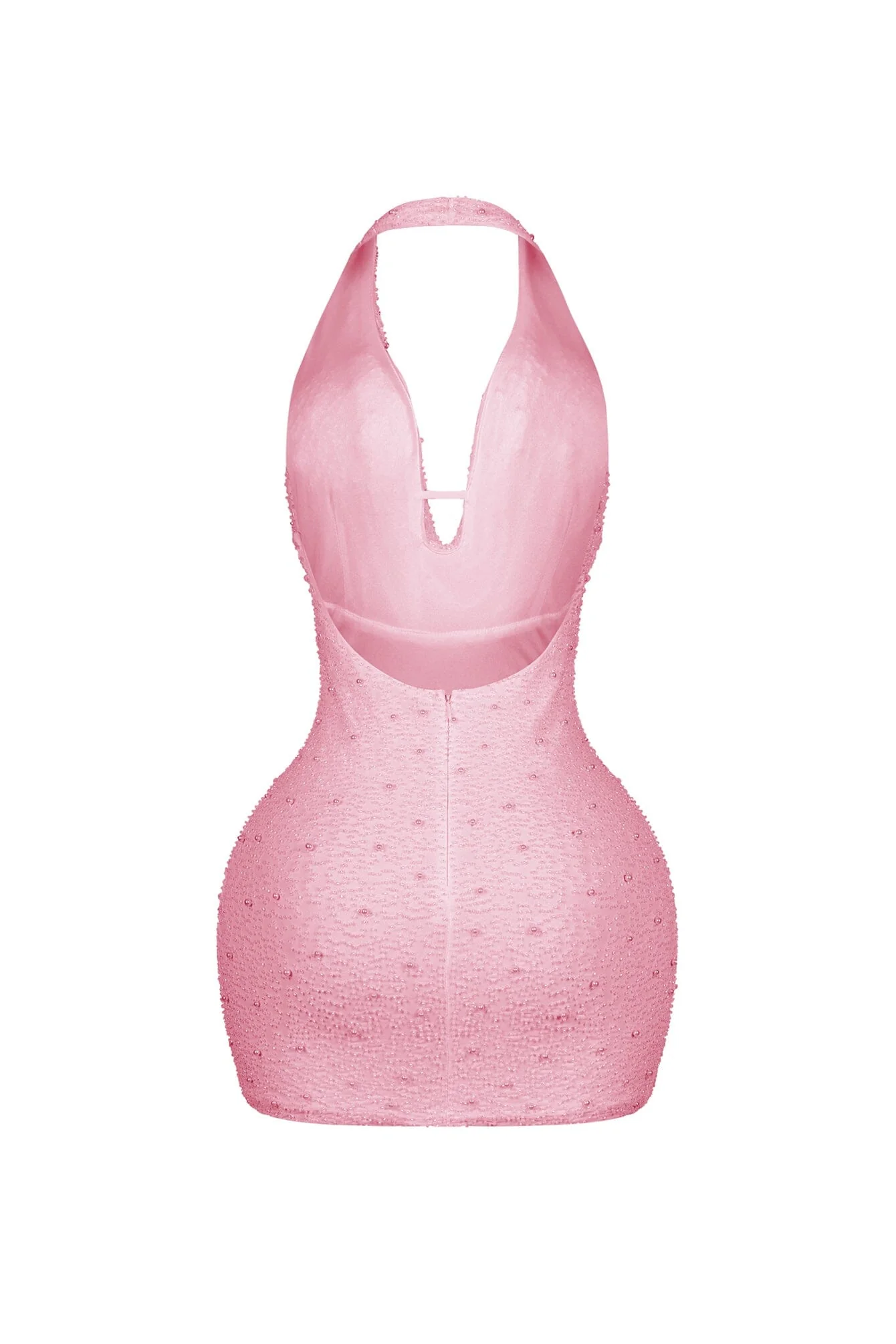 Adelaide Mesh Pearl Mini Dress - Image 20
