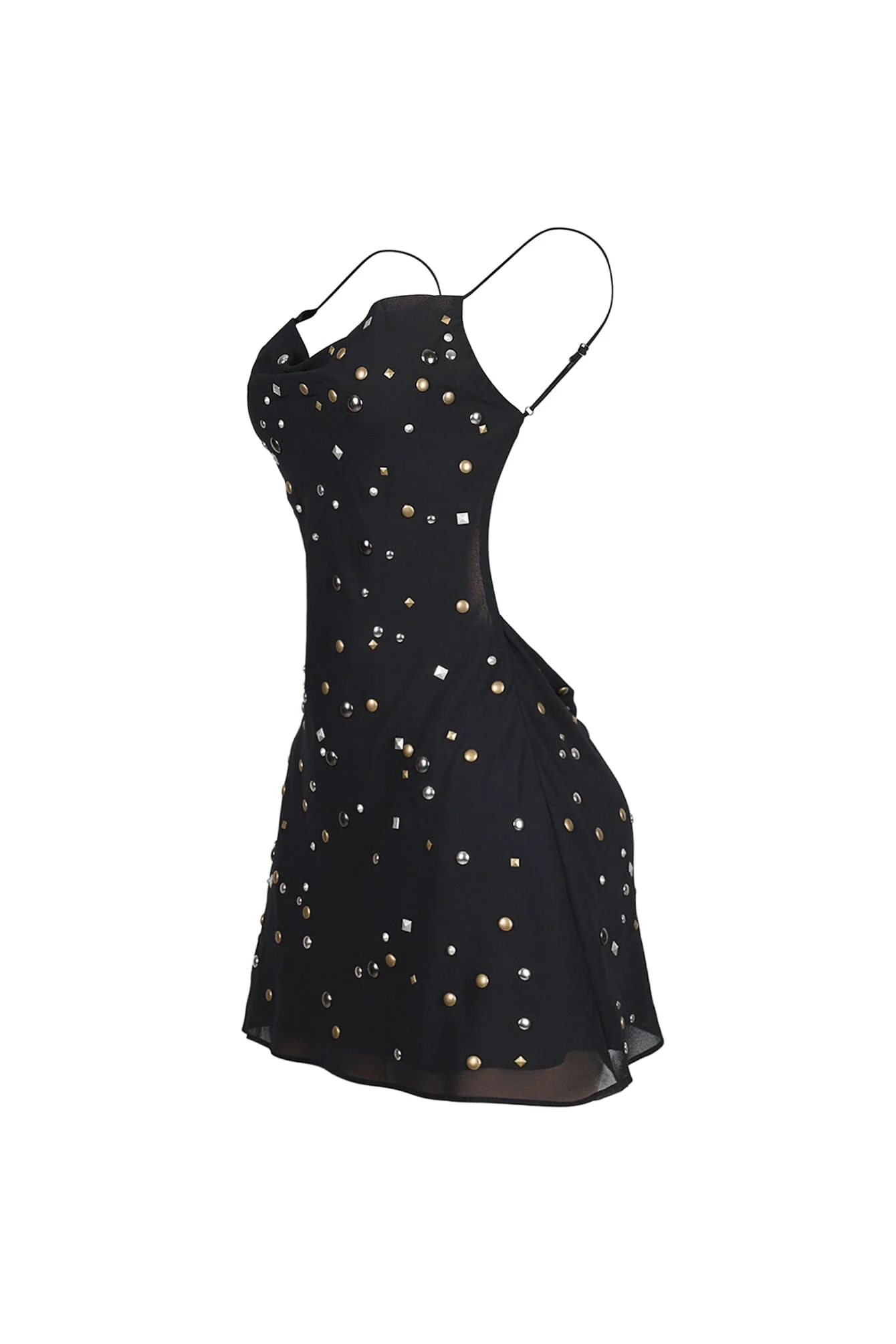Aeris Studded Backless Mini Dress - Image 4