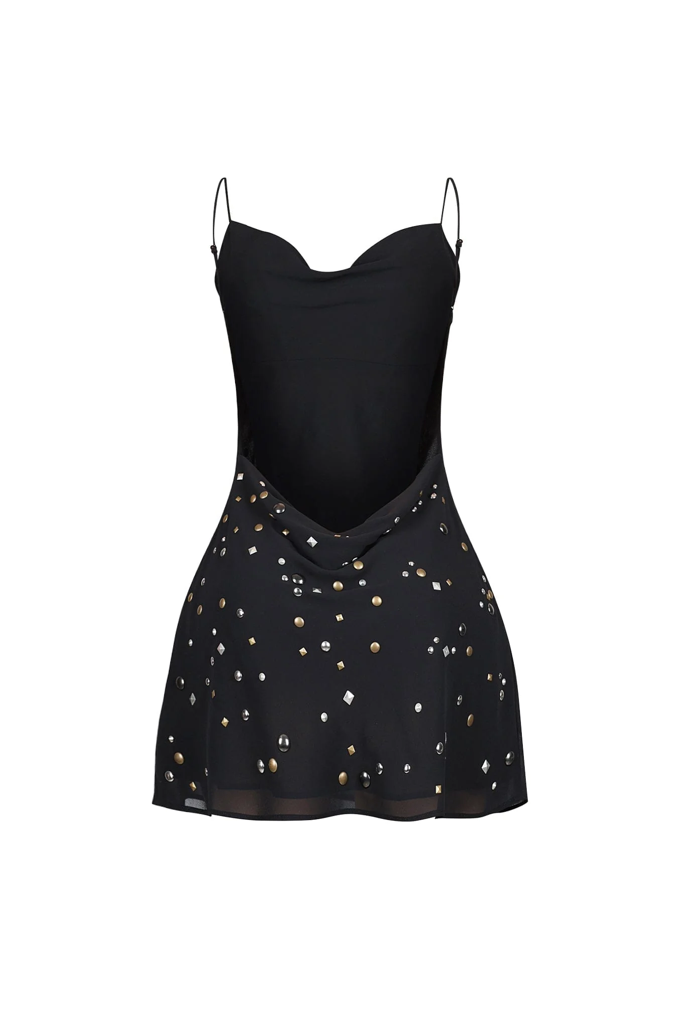 Aeris Studded Backless Mini Dress - Image 5