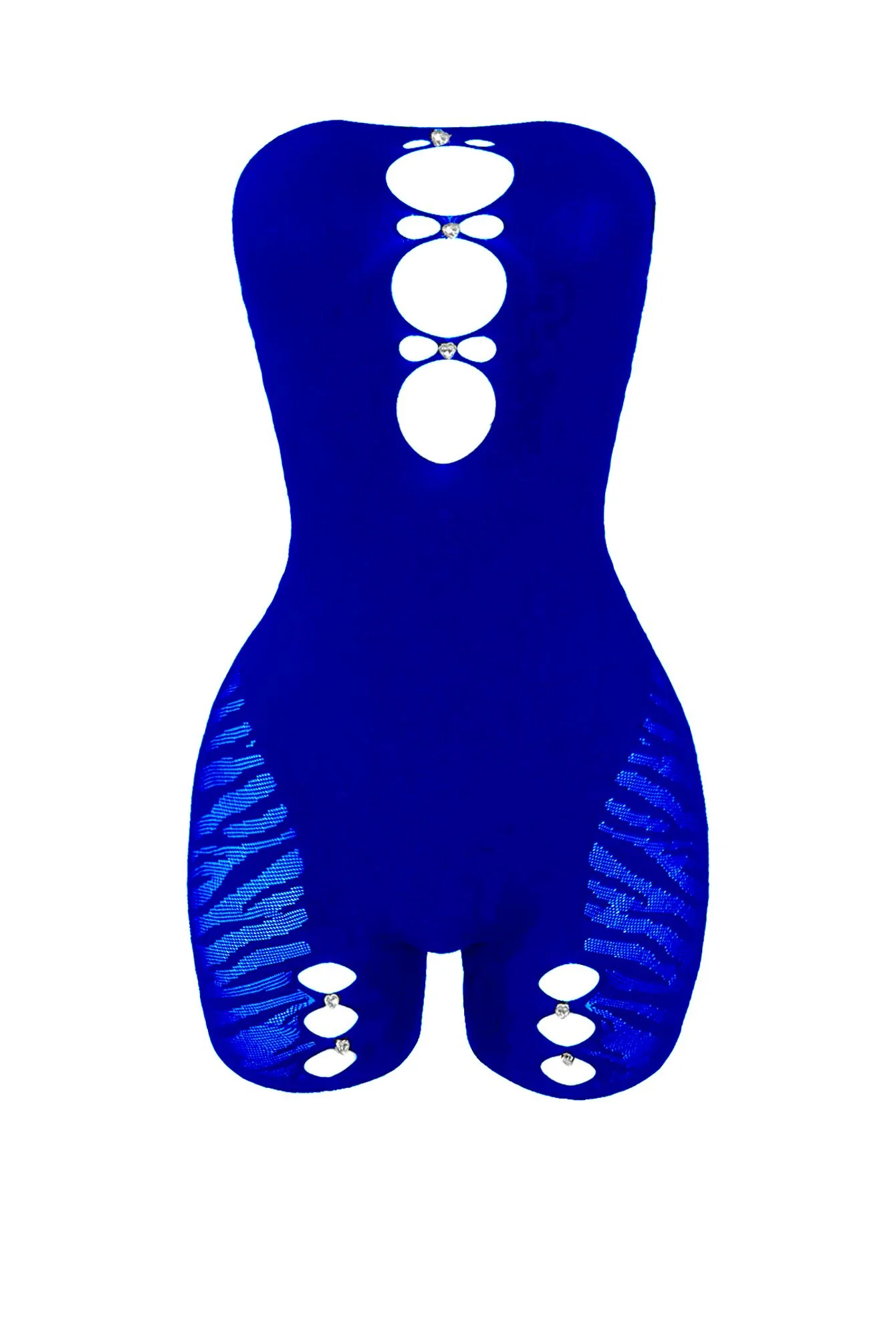 Celina Hallow Out Seamless Tube Romper - Image 7