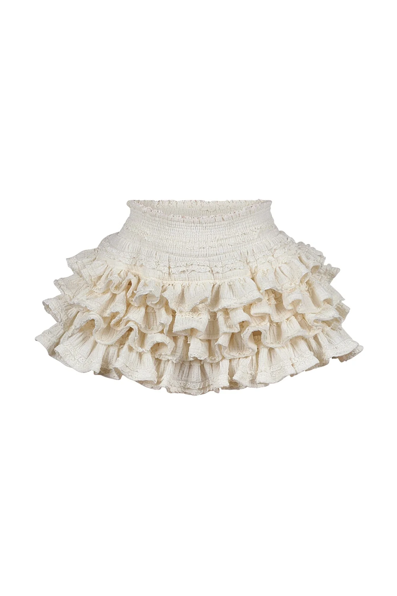 Alise Knit Ruffle Textured Mini Skort - Image 5