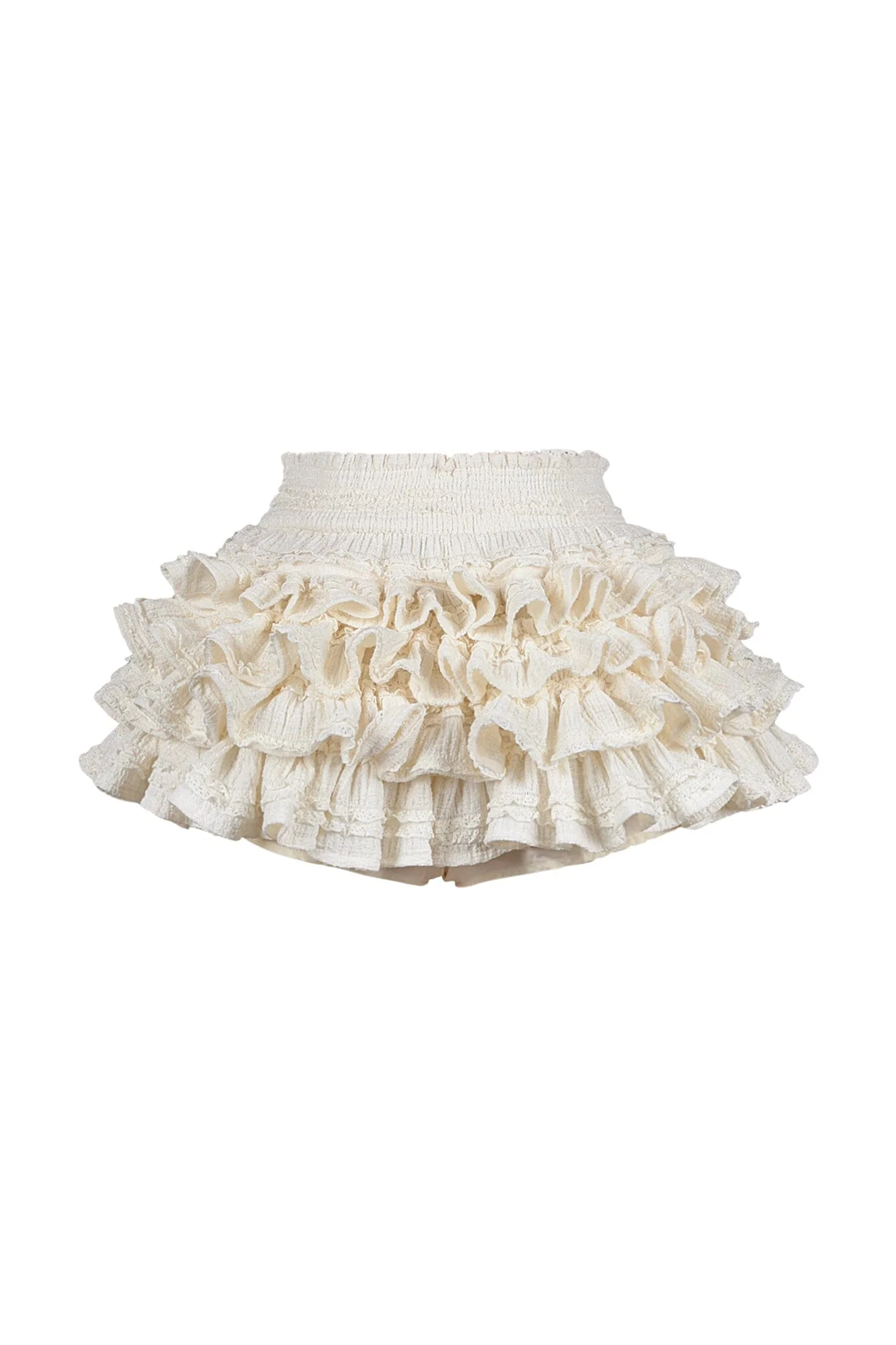 Alise Knit Ruffle Textured Mini Skort - Image 9