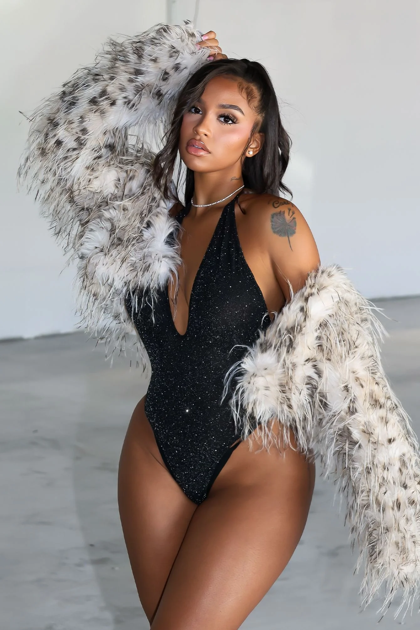 All Eyes On U Mesh Bodysuit - Image 2