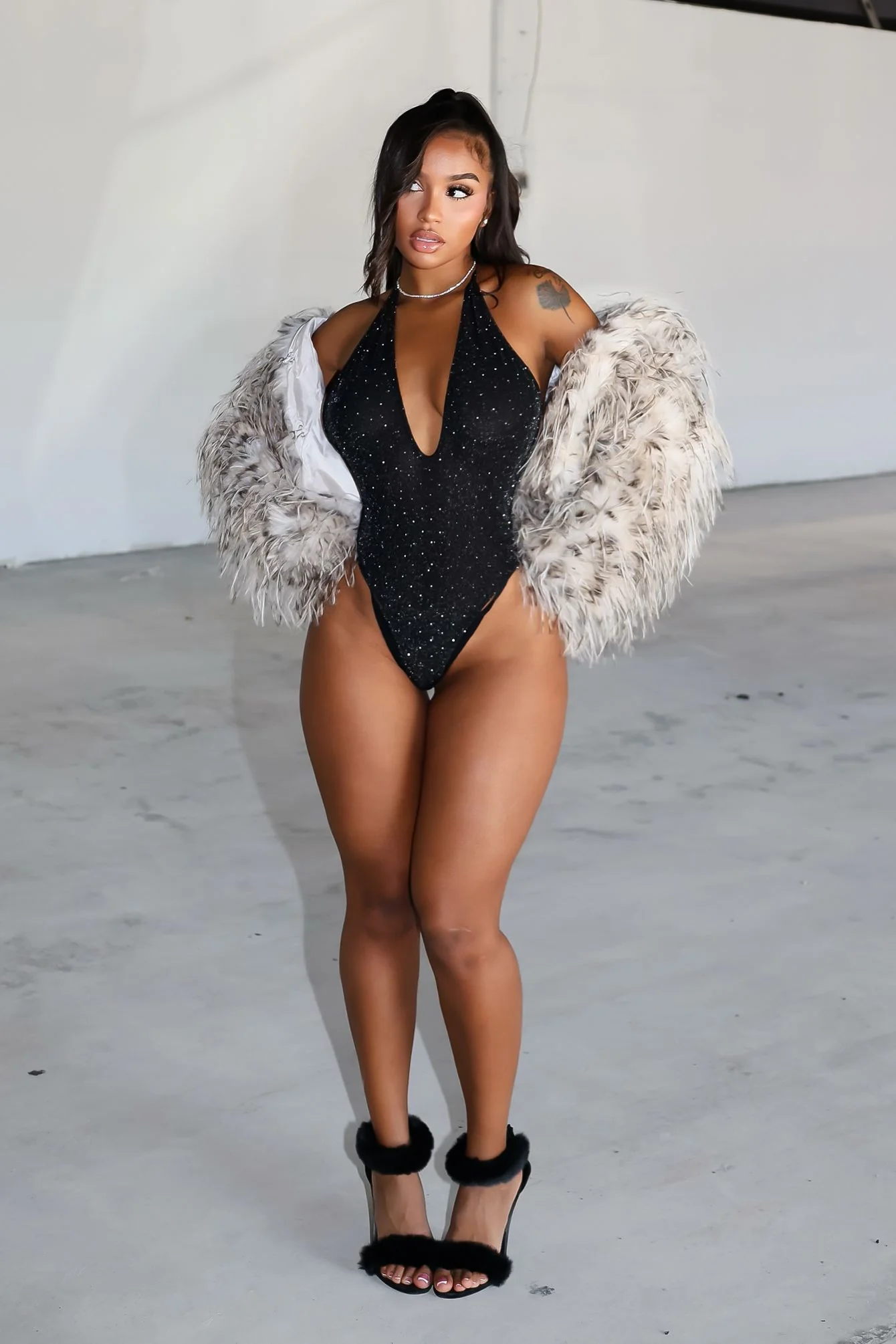 All Eyes On U Mesh Bodysuit - Image 7