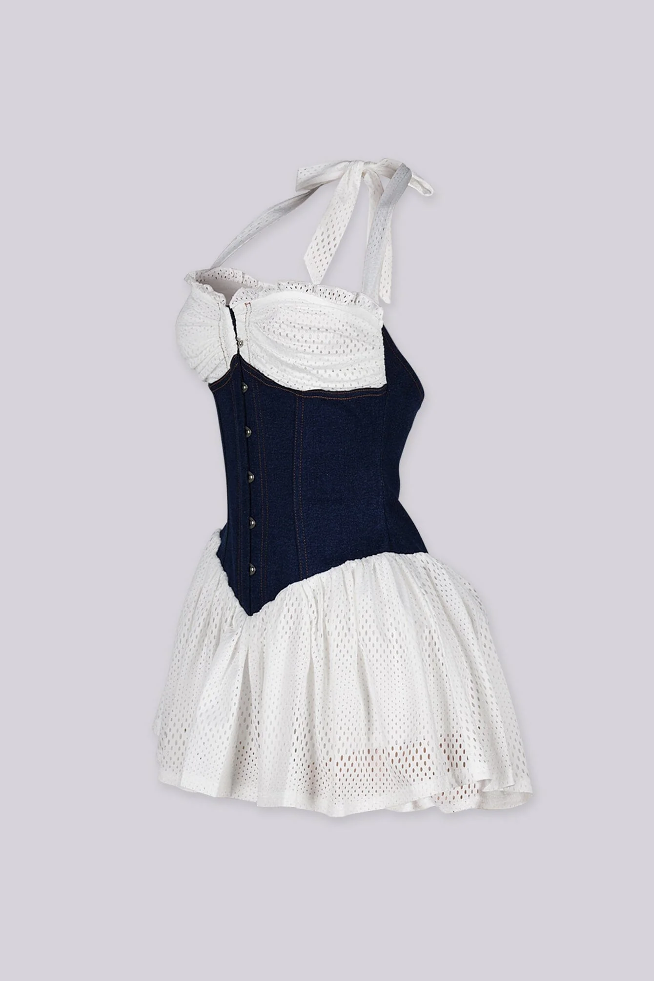 Amereta Corset Halter Mini Dress - Image 5