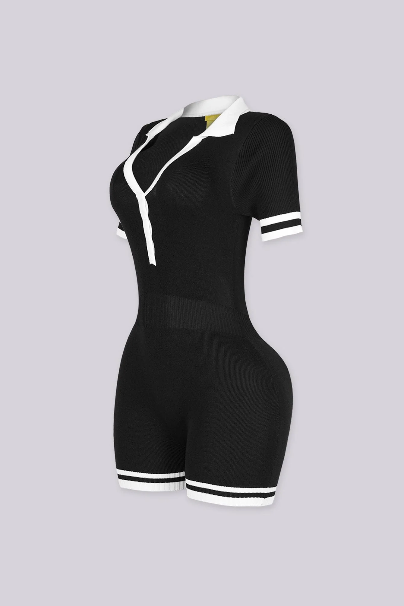 Amie Polo Knit Romper - Image 8