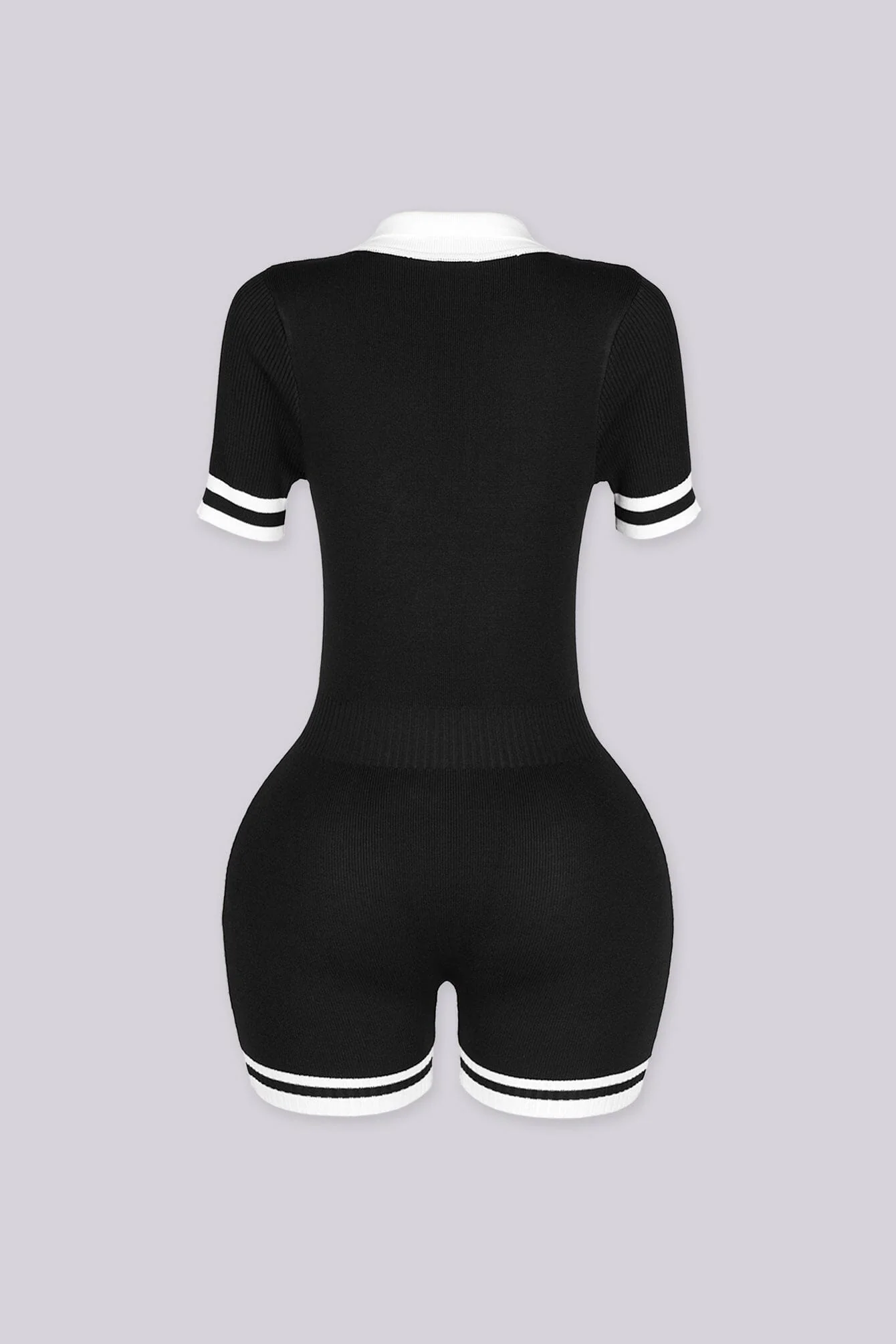 Amie Polo Knit Romper - Image 9