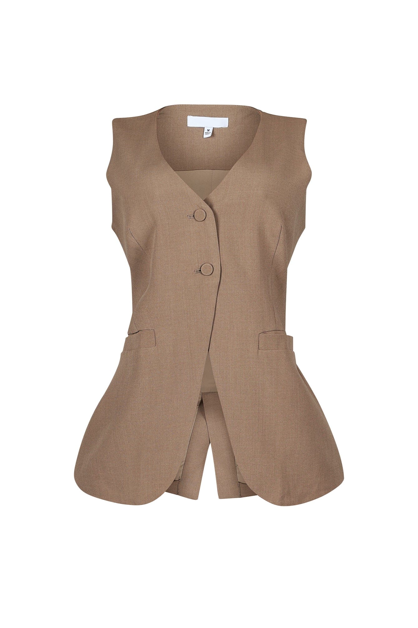 Amilia Woven Tailored Vest Top - Image 4