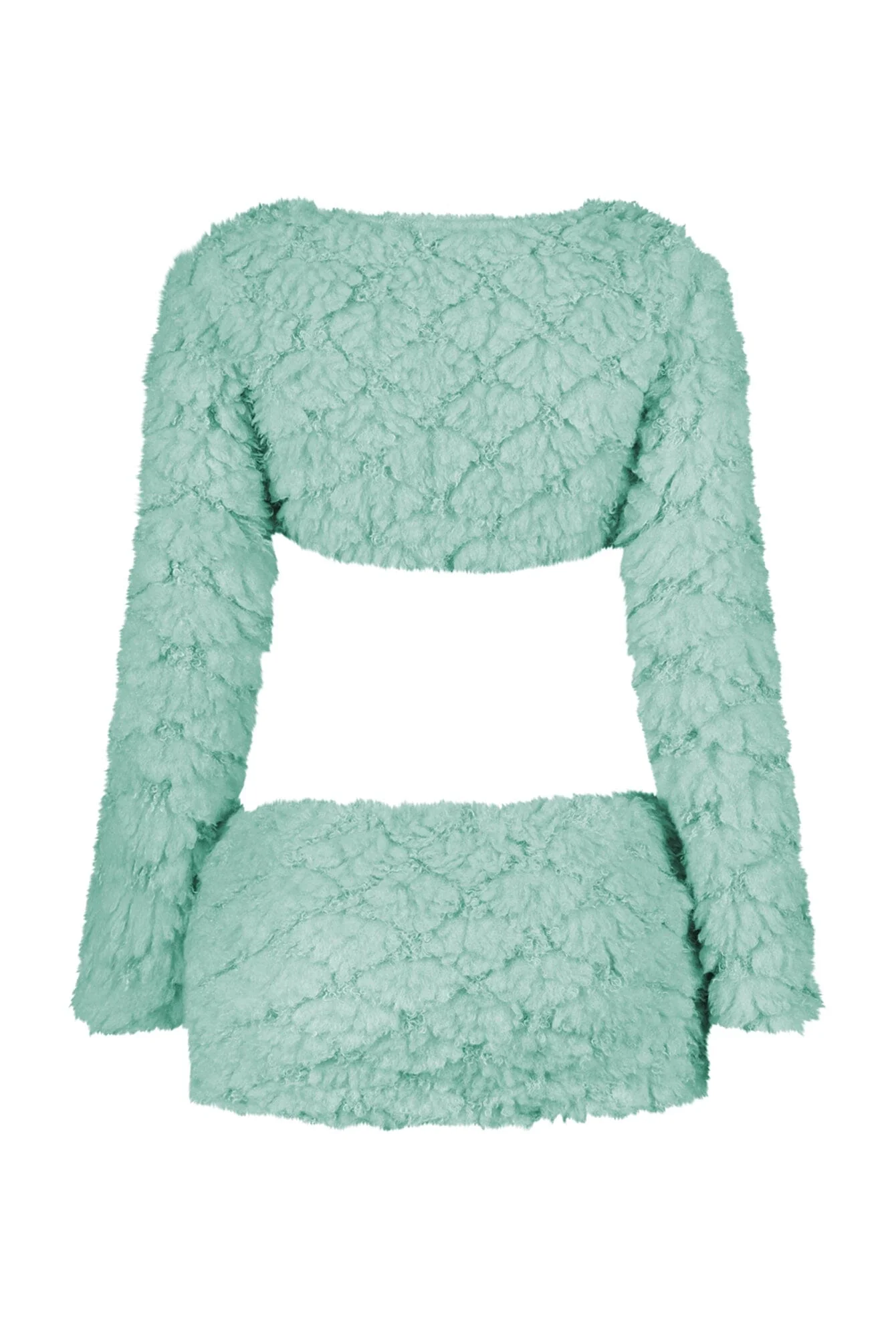 Anabella Faux Fur Cardigan & Skirt SET - Image 7