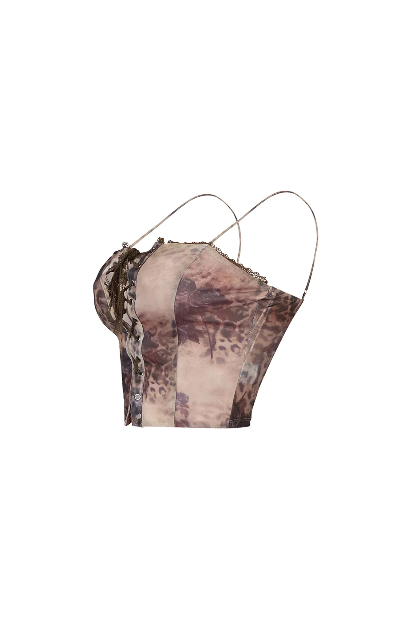 Angel Wings Mesh Corset Top - Image 4