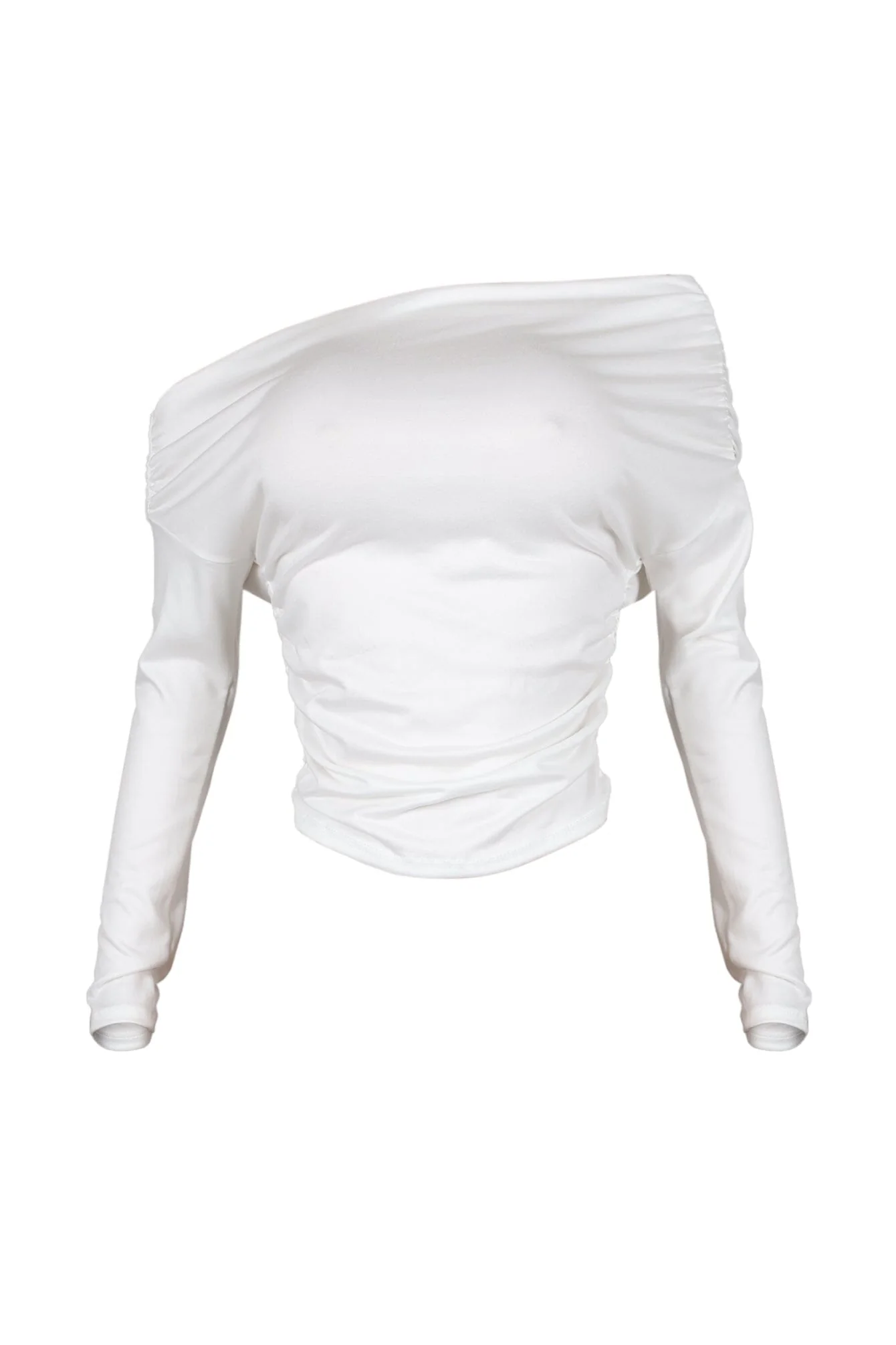 Angelina Off Shoulder Ruched Top - Image 3