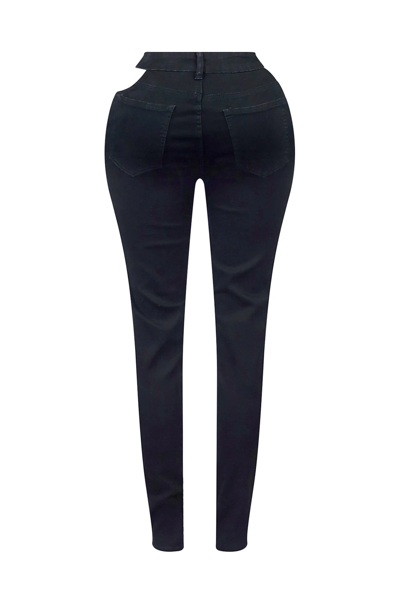 Ashton Metal Trim Cut Out Skinny Pants - Image 4