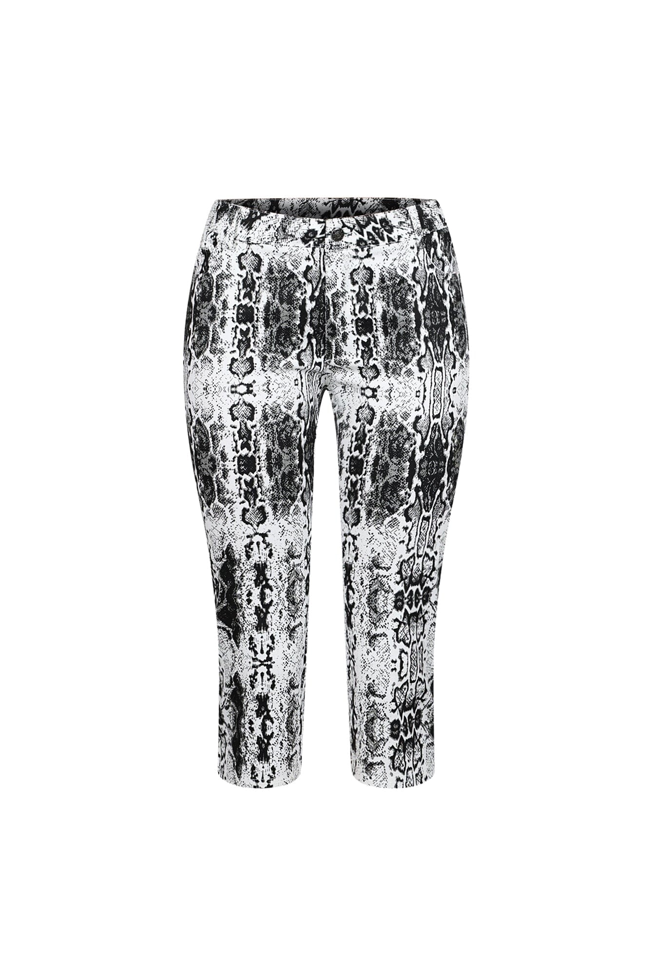 Awaken Your Style With Snake Skin Capri Pants - Image 3