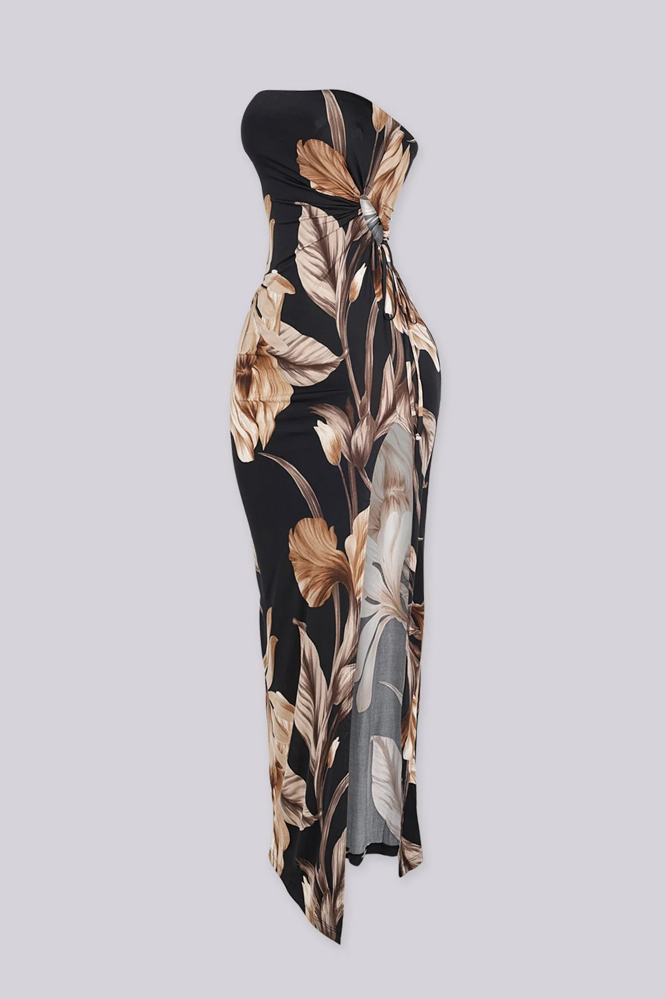 Bali Leaf Bandeau Maxi Dress - Image 5
