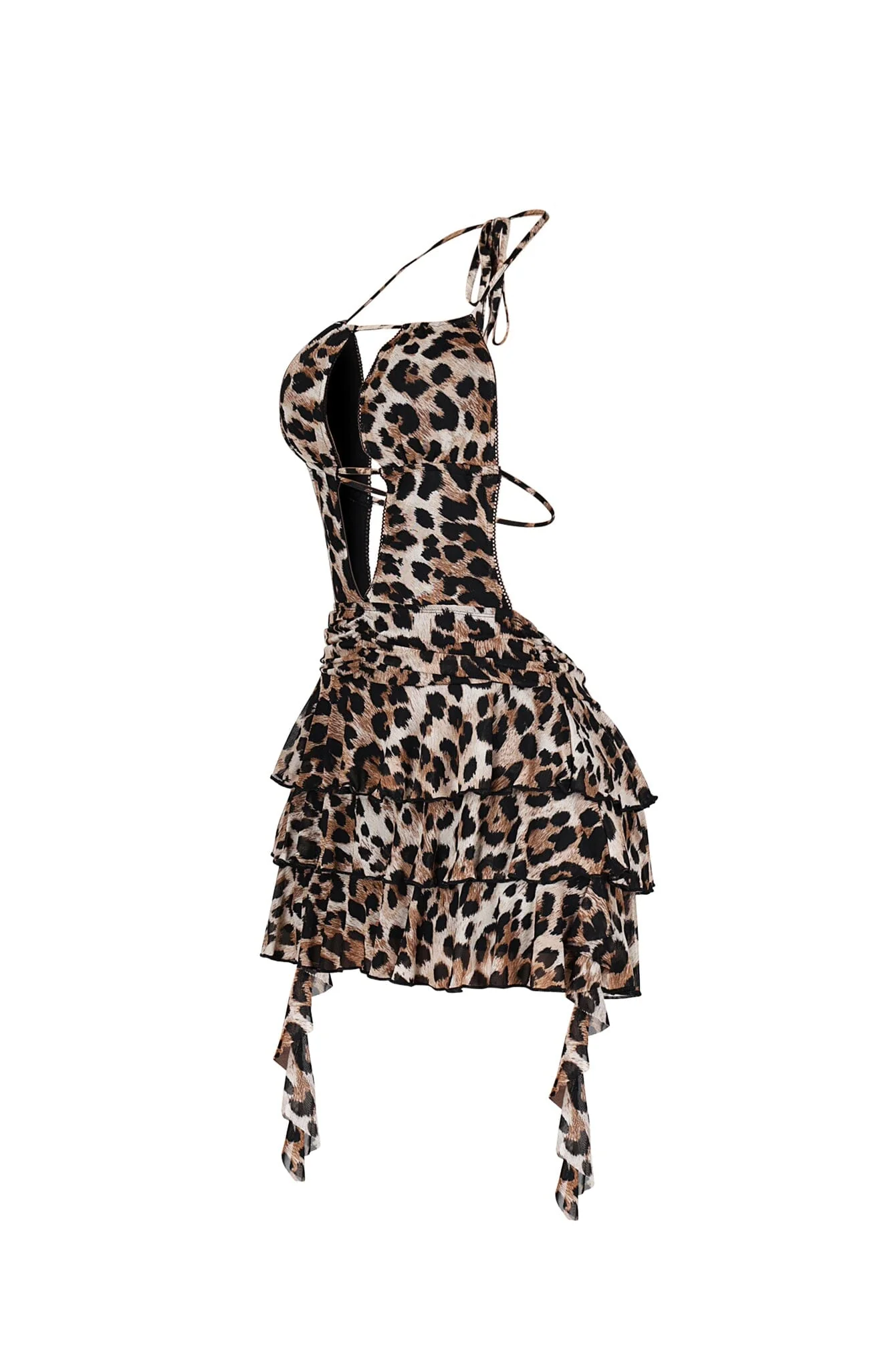 Bambi Pounce Halter Mini Dress - Image 4