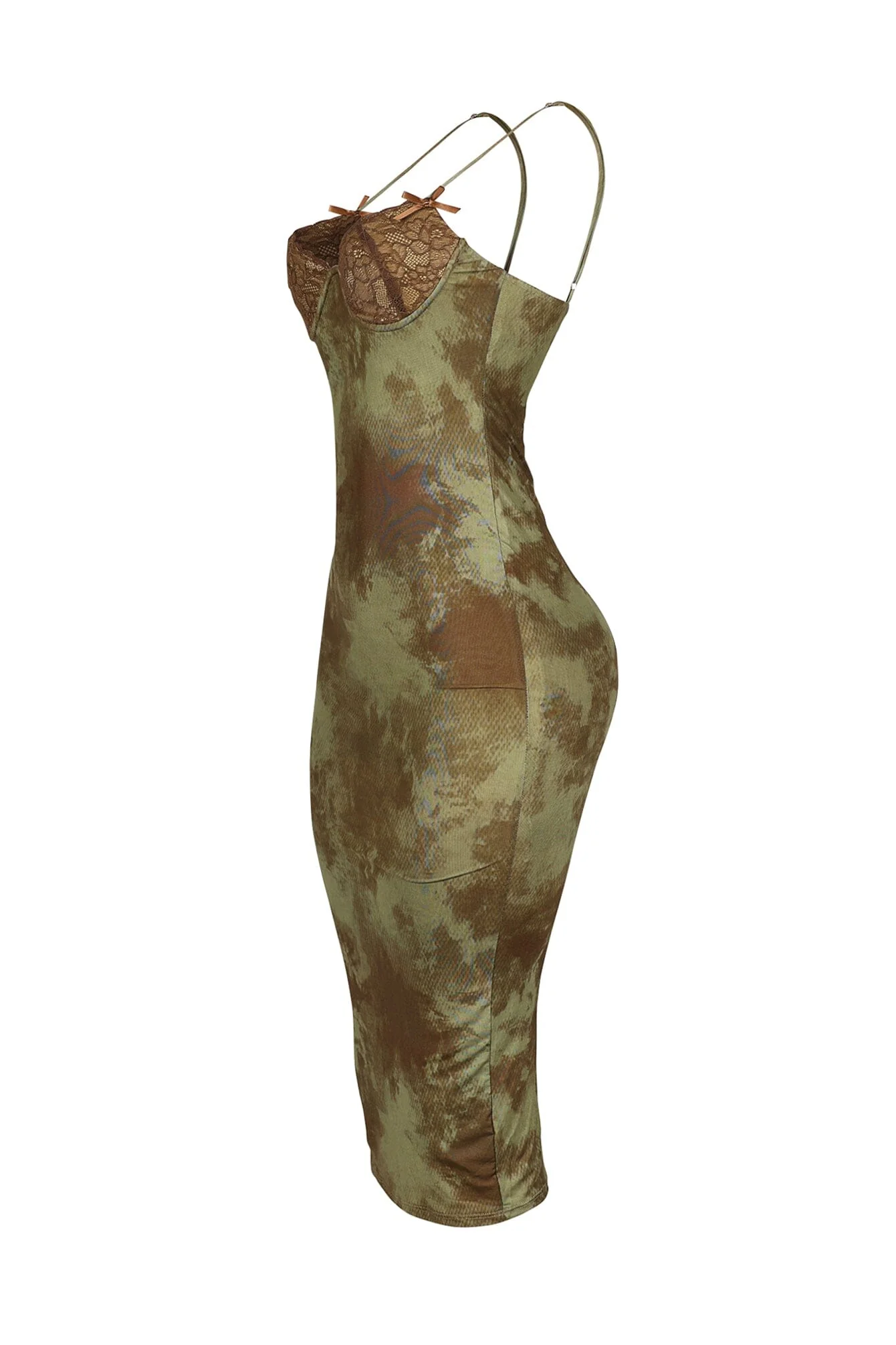 Be My Next Mesh Wire Bust Midi Dress - Image 4
