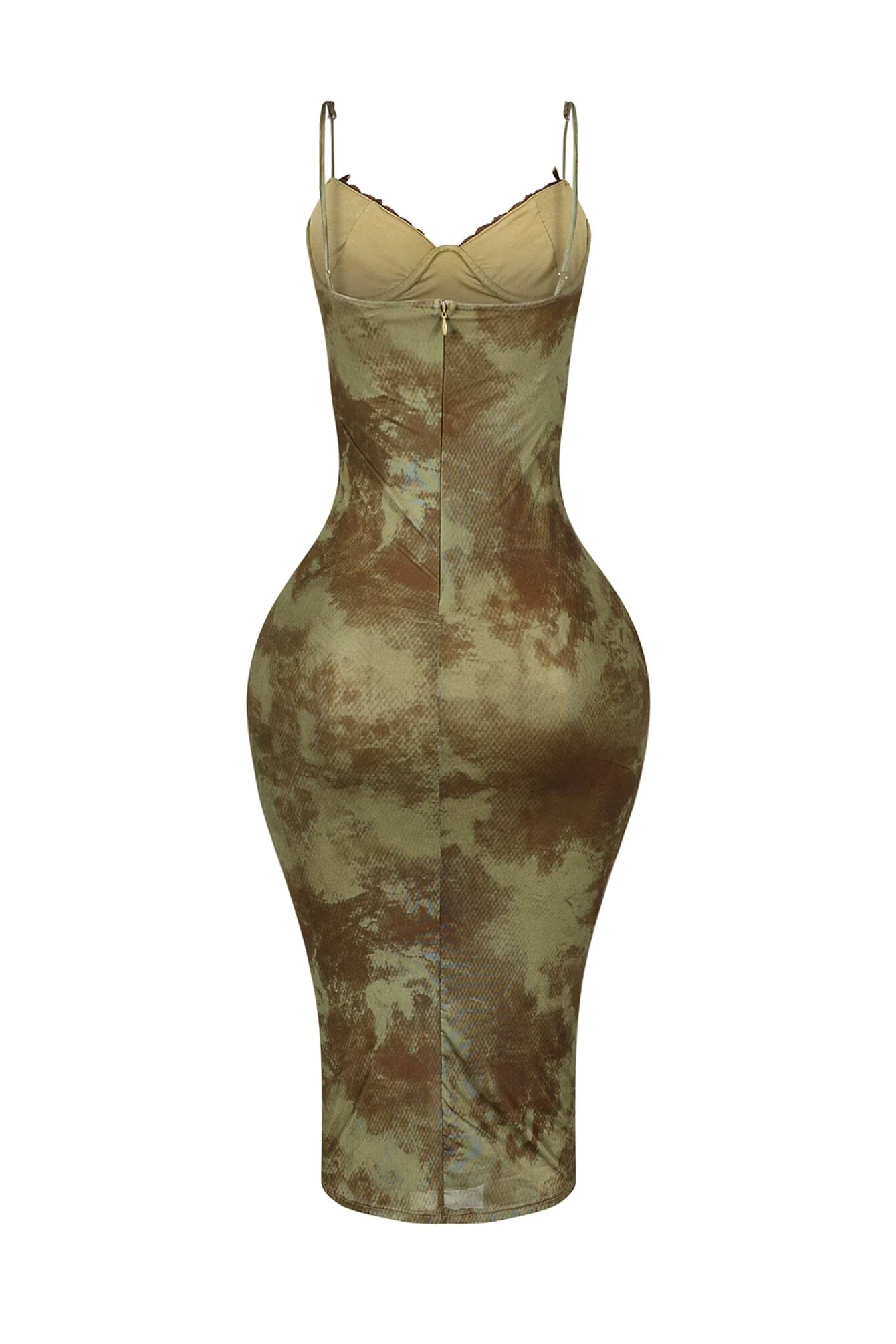 Be My Next Mesh Wire Bust Midi Dress - Image 5