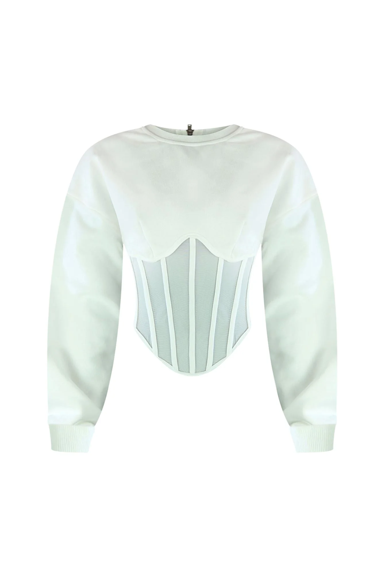 Be Your Self Corset Sweatshirt Top - Image 4