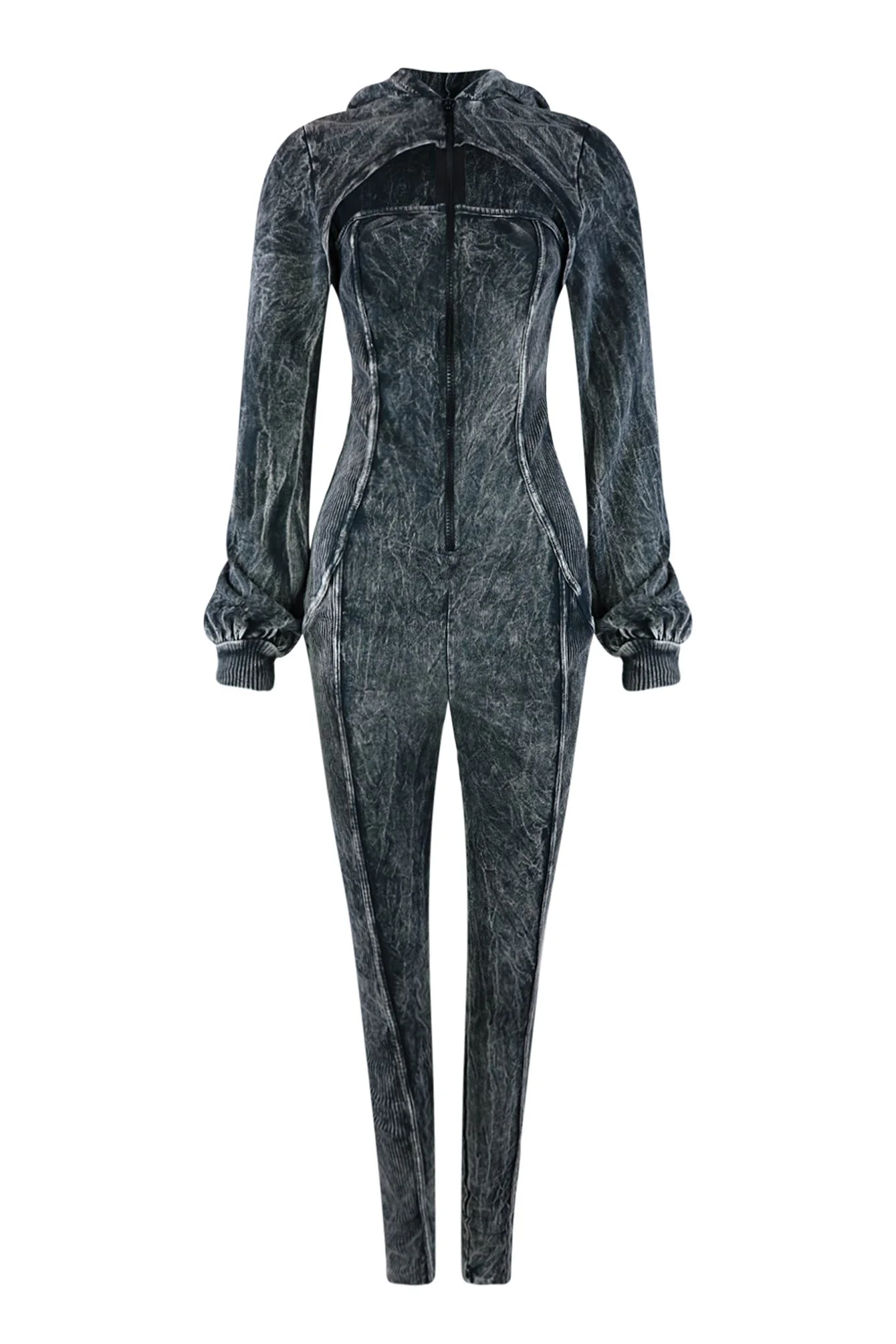 Benefit Mineral Washed Ribbed Jumpsuit - Image 3