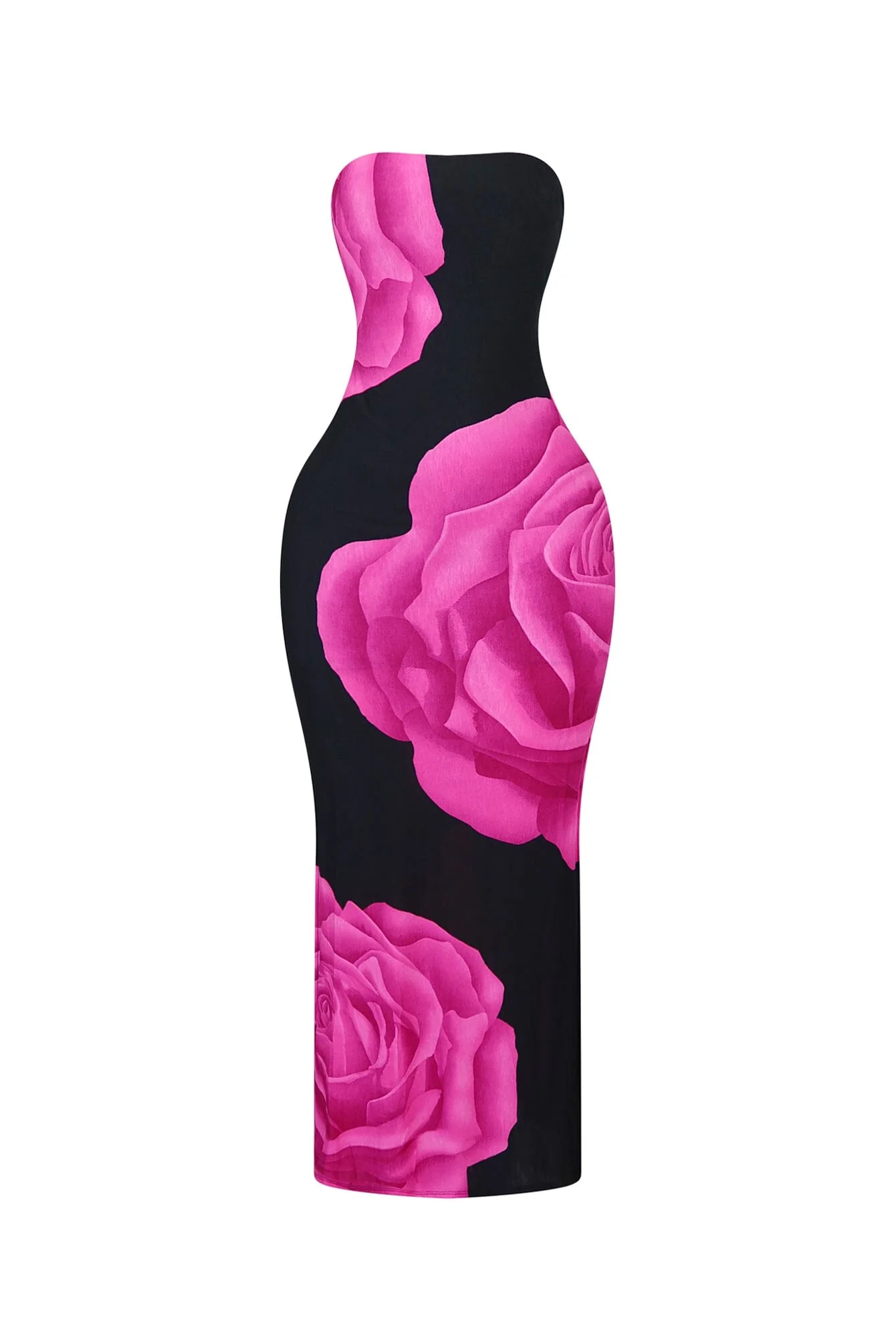 Bet U Wanna Print Strapless Maxi Dress - Image 3
