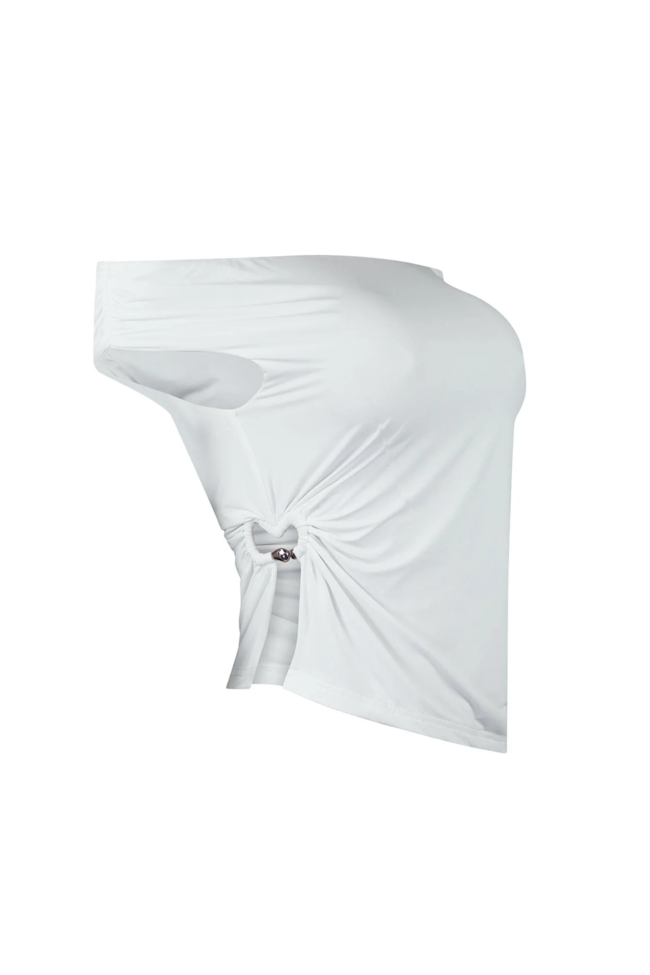 Better Off Shoulder Metal Trim Top - Image 8