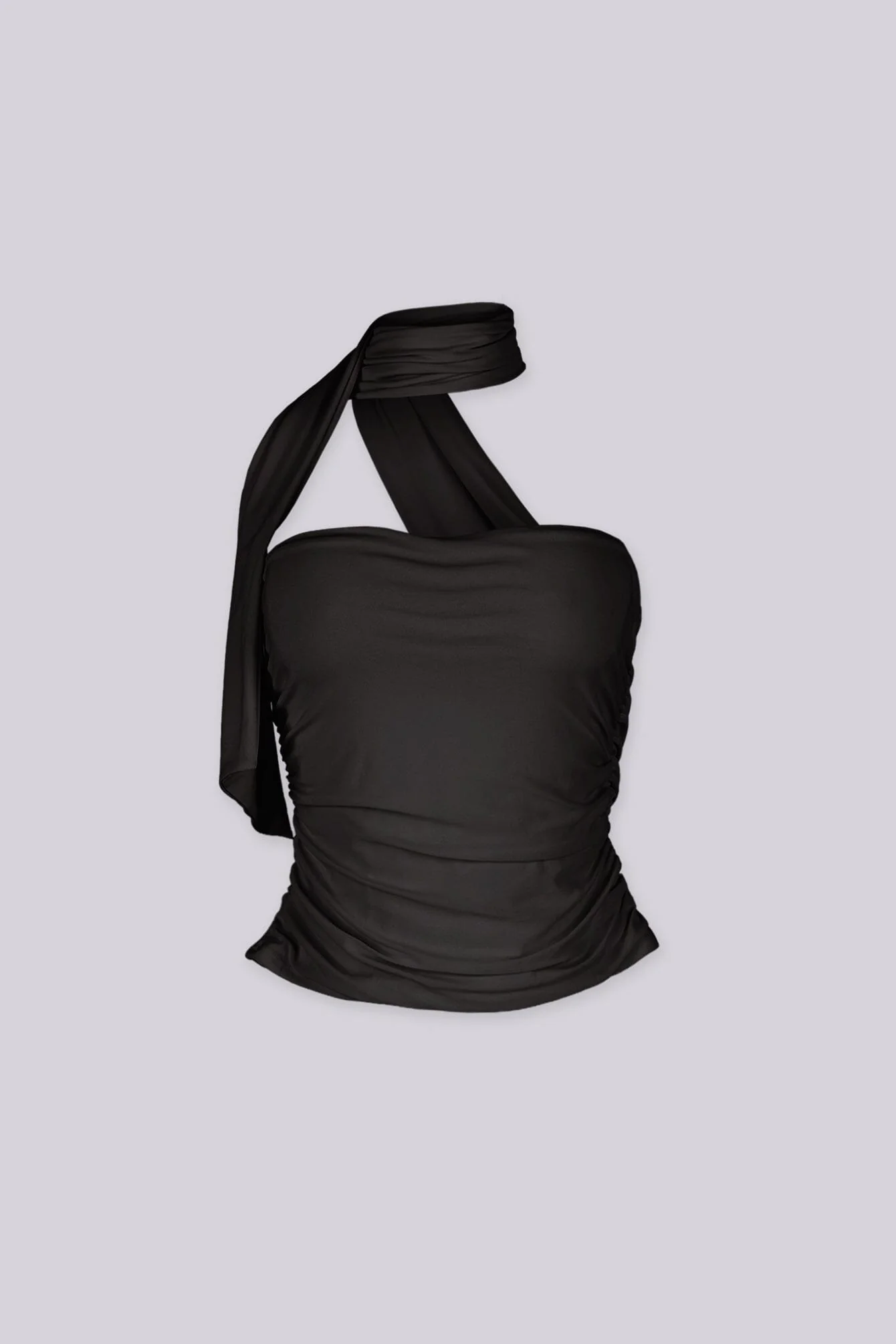 Bibi Ruched Scarf Crop Top - Image 6