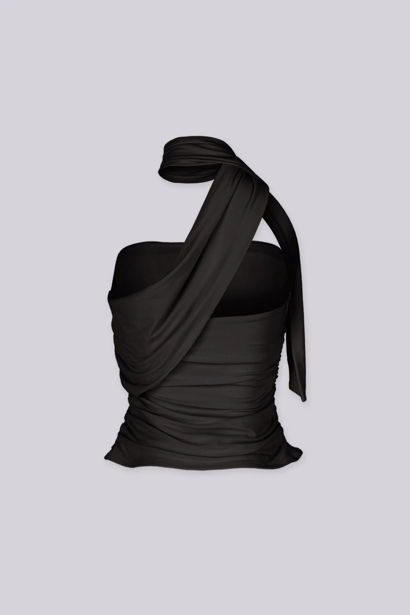 Bibi Ruched Scarf Crop Top - Image 8