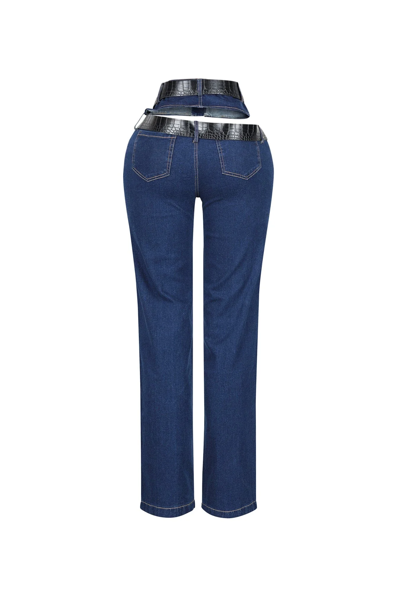 Bielsko Biała Cutout Denim Jeans - Image 4