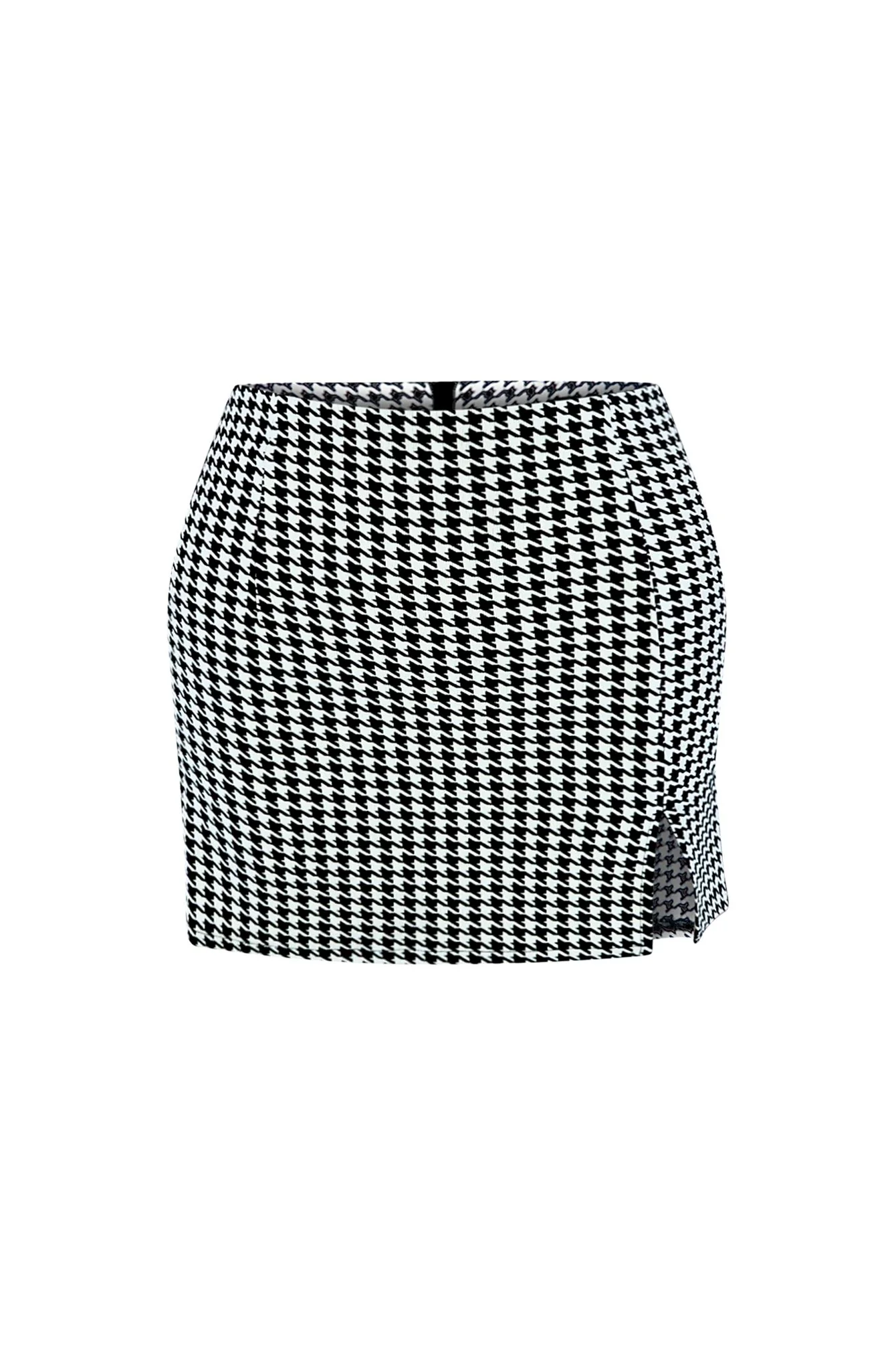 Blair Houndstooth Mini Skirt - Image 3