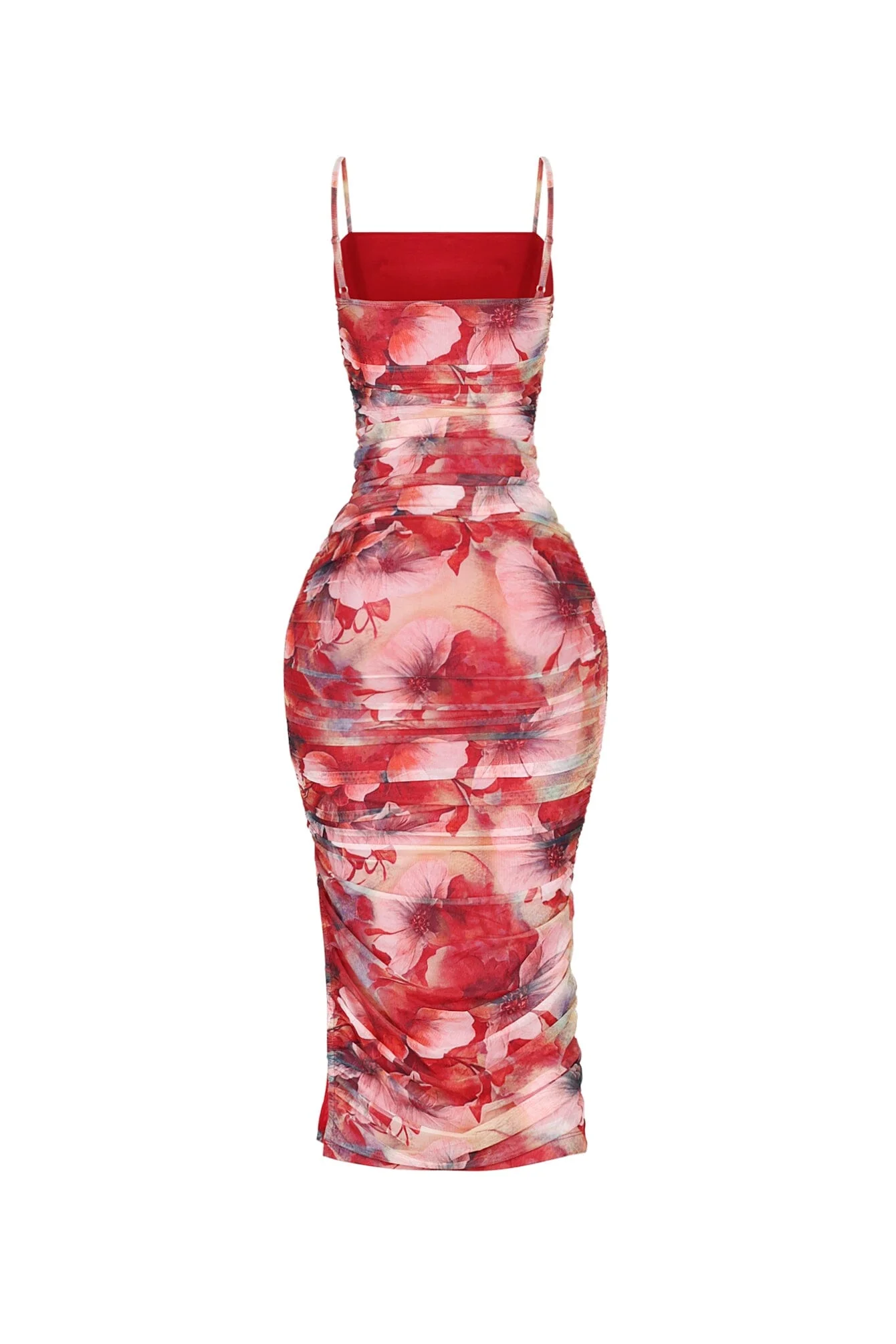 Bloomcloud Ruched Midi Dress - Image 10