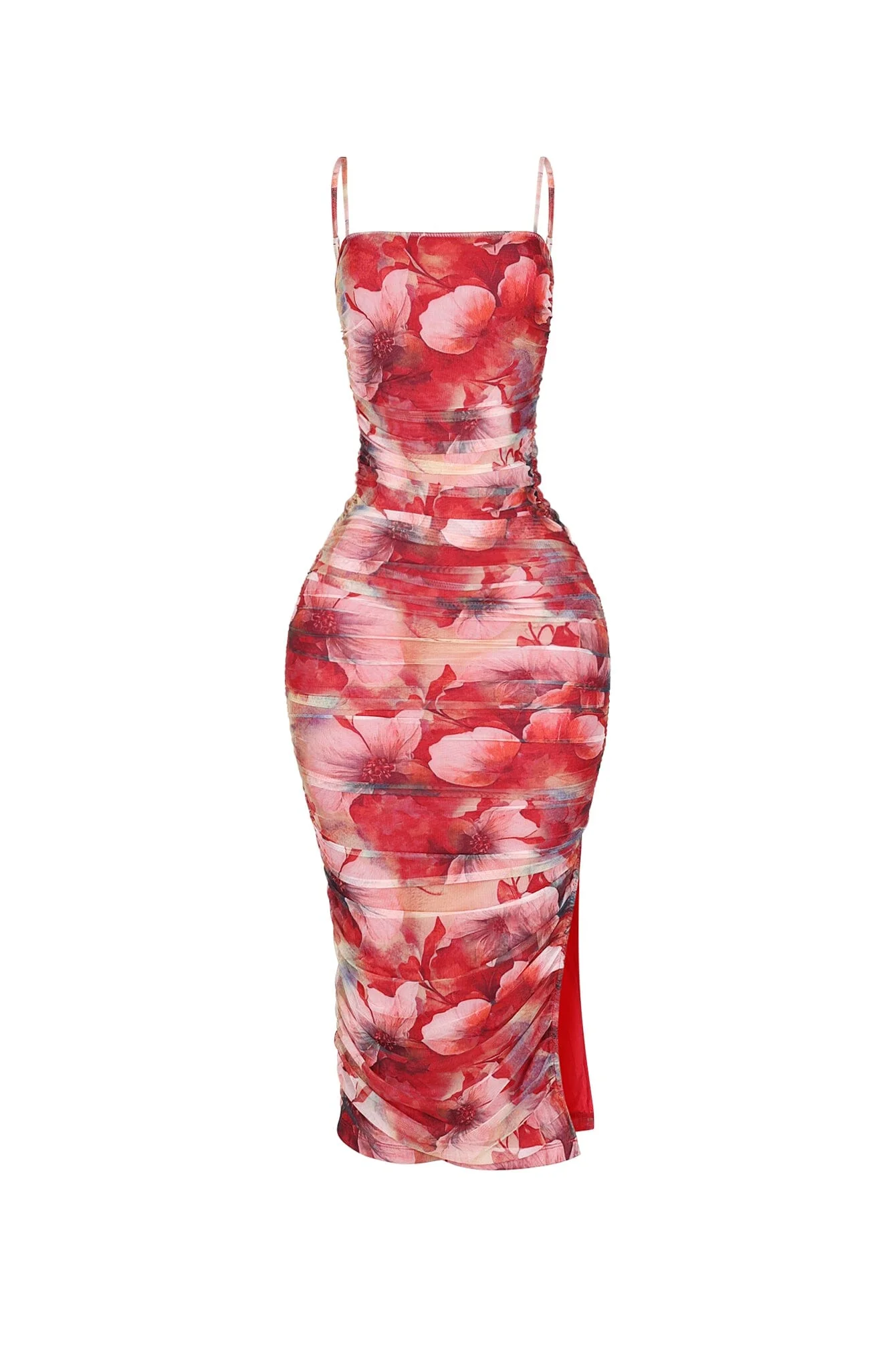 Bloomcloud Ruched Midi Dress - Image 6