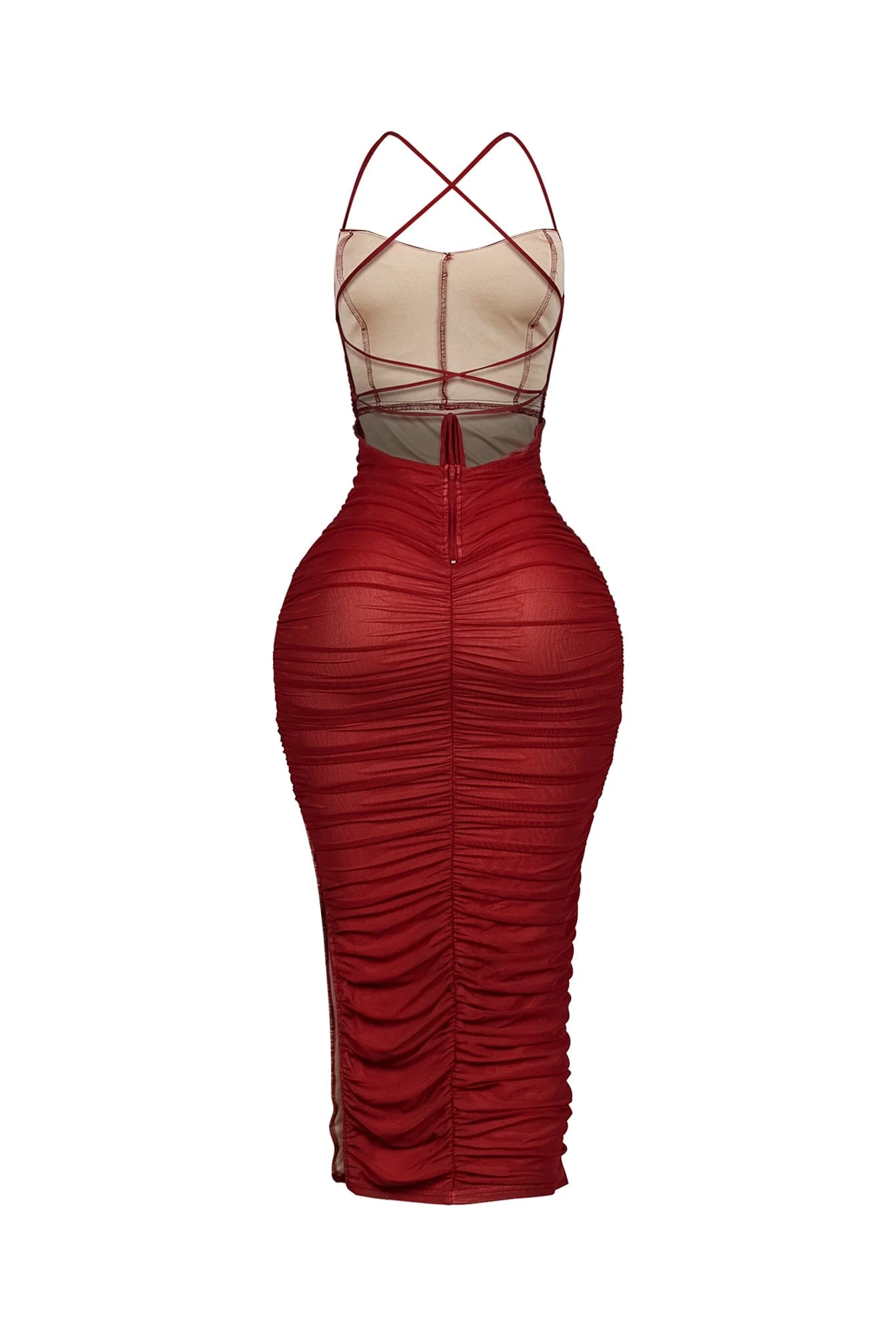 Body Talk Ruched Midi Dress - Image 11