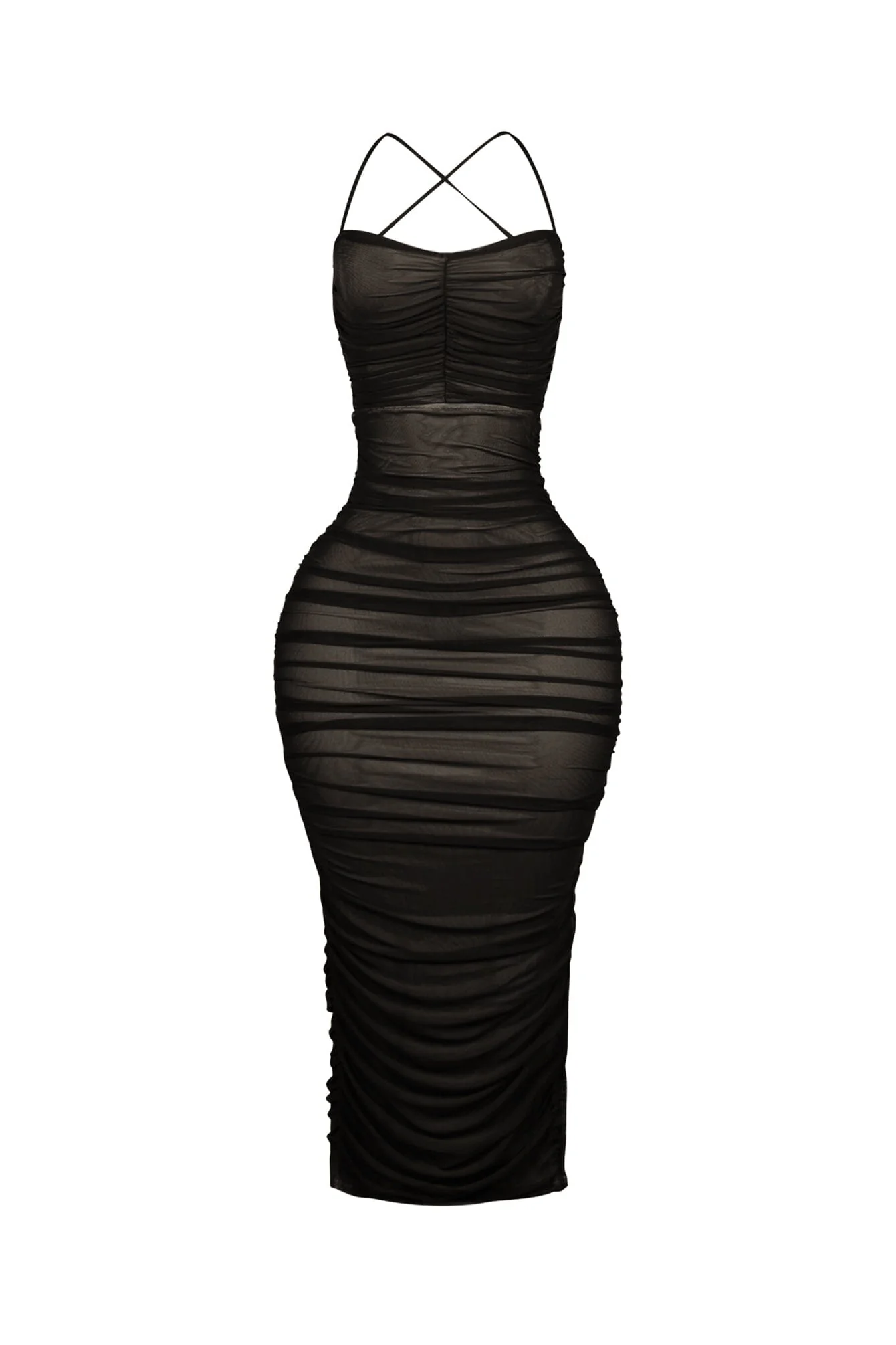 Body Talk Ruched Midi Dress - Image 7