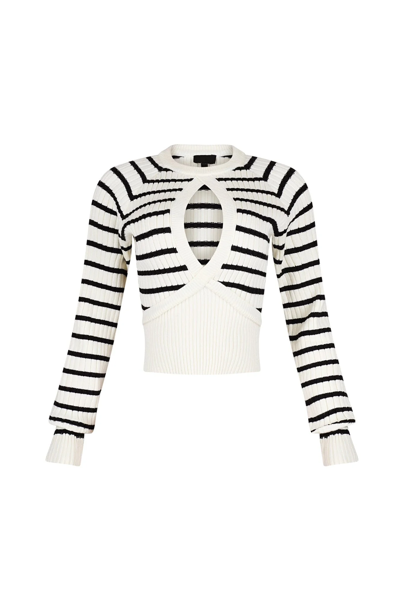 Breezy Touch Striped Knit Sweater - Image 2