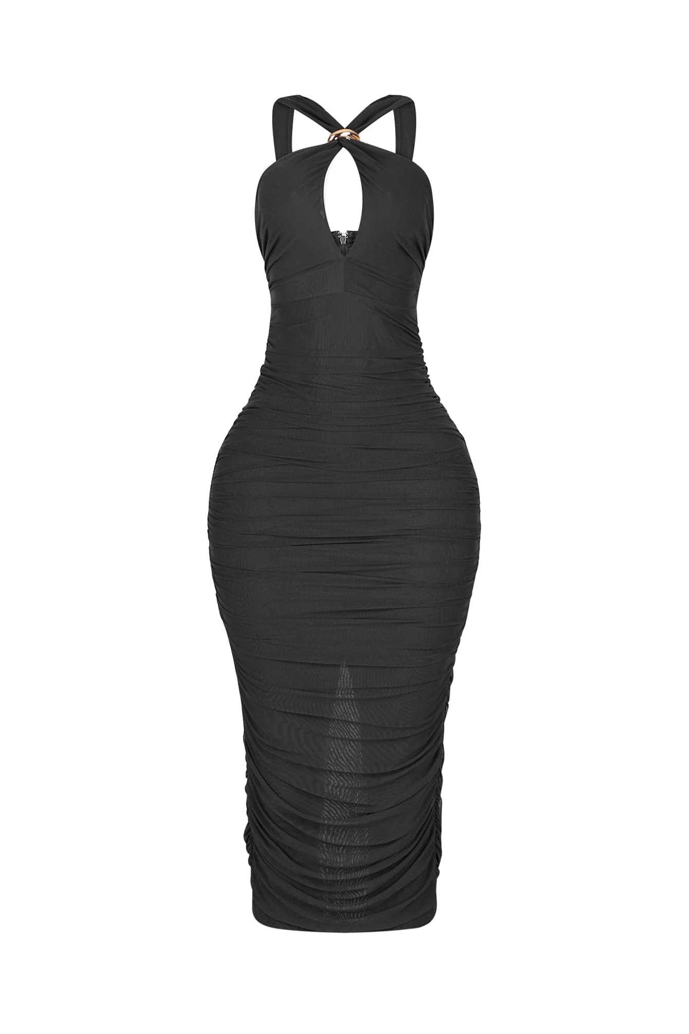 Brera Sway Ruched Midi Dress - Image 7