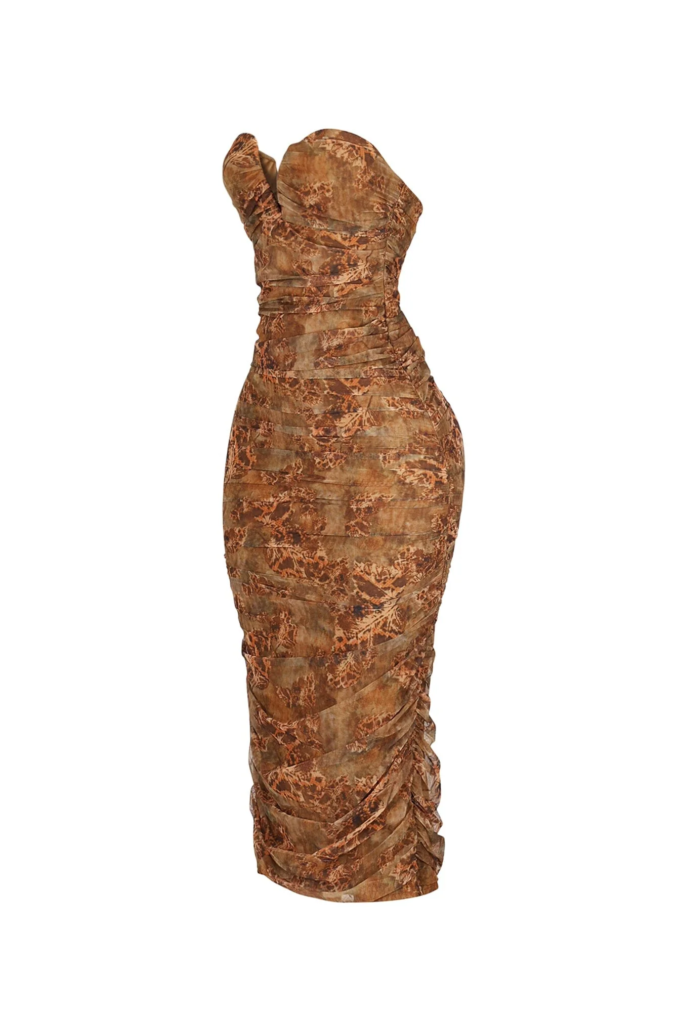 Brunata Mesh Print Midi Dress - Image 5