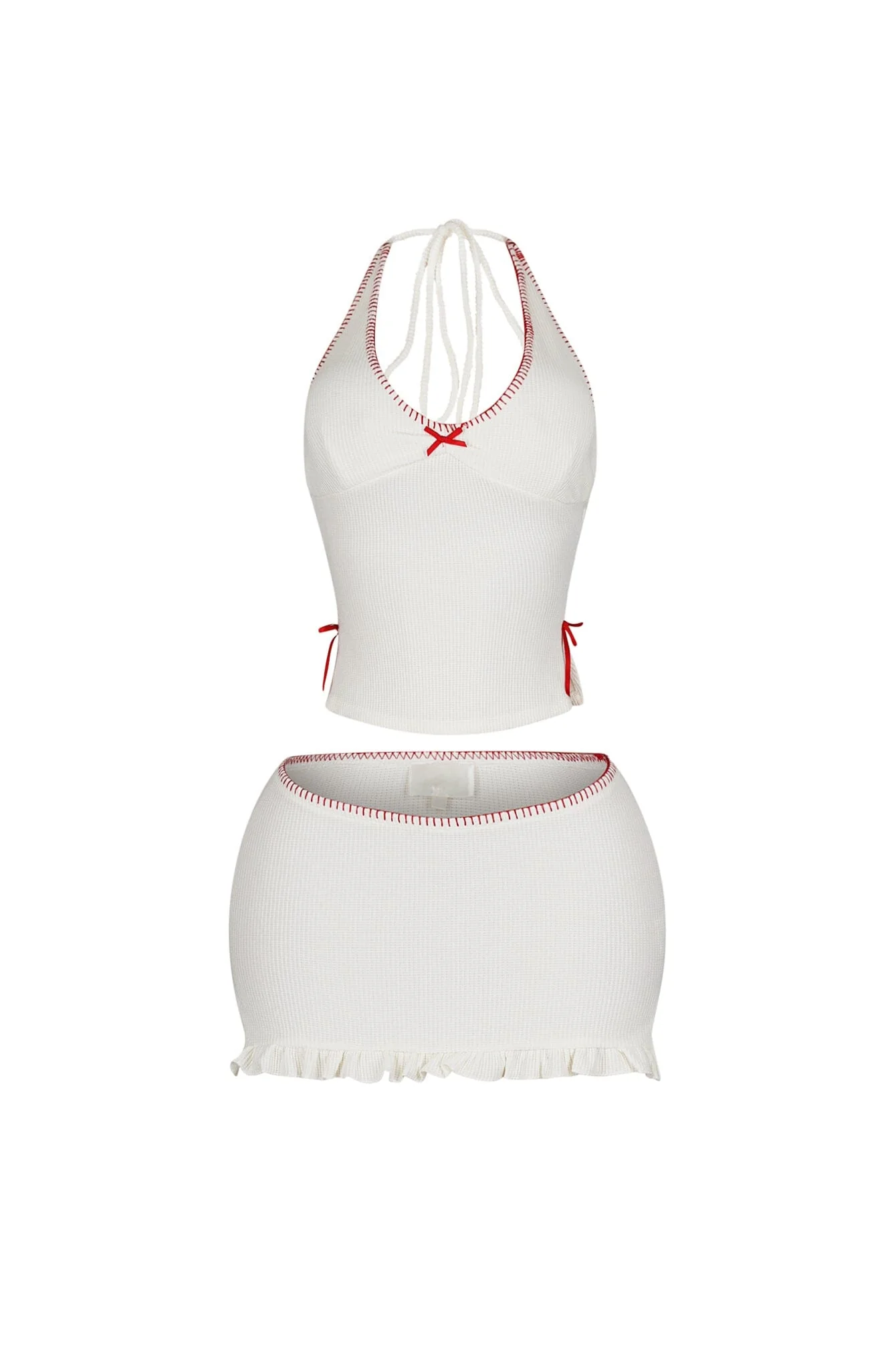 Buttercup Knit Halter Top & Skirt SET - Image 6