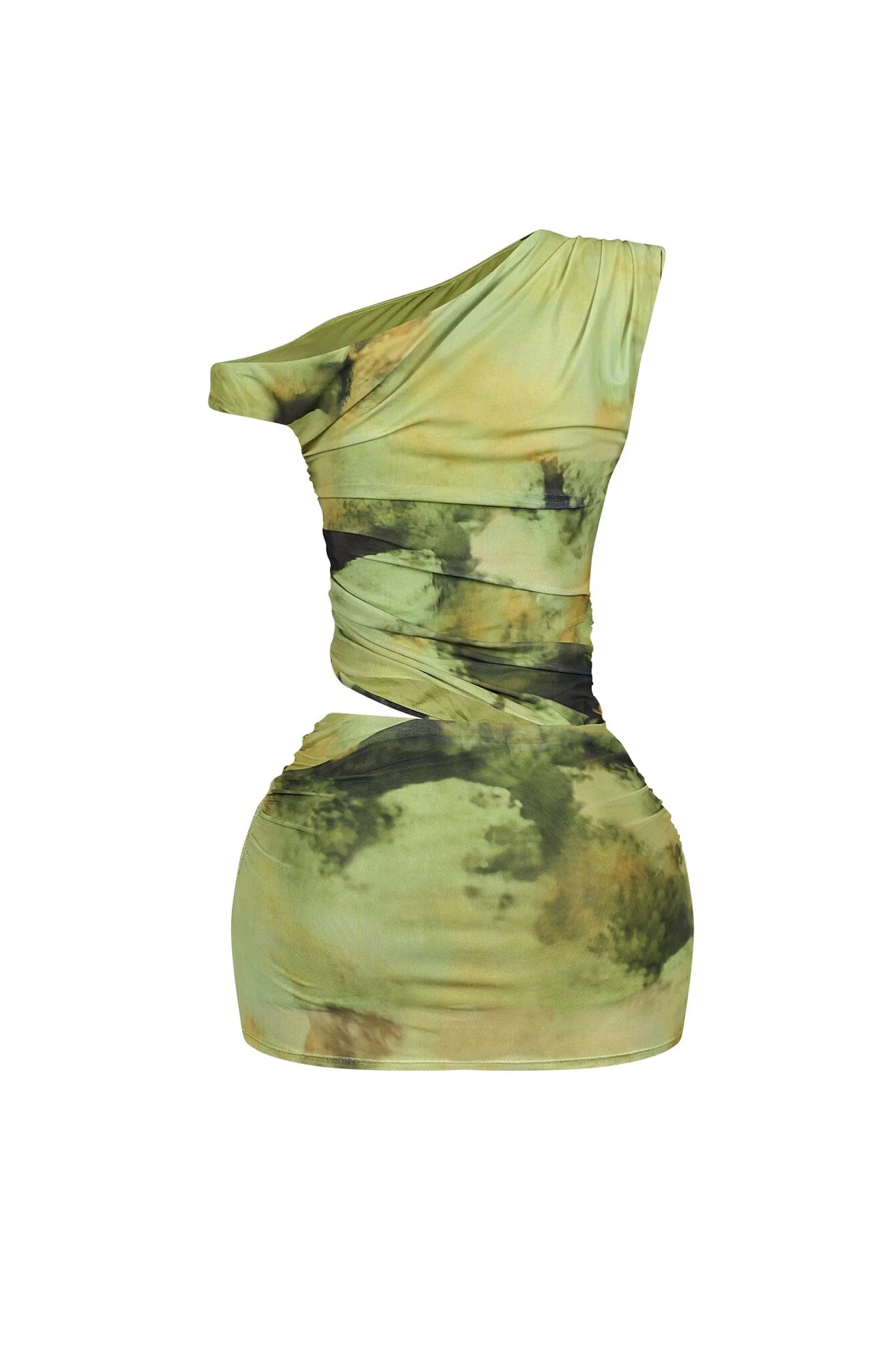 Cabo Mesh Print Cutout Mini Dress - Image 7