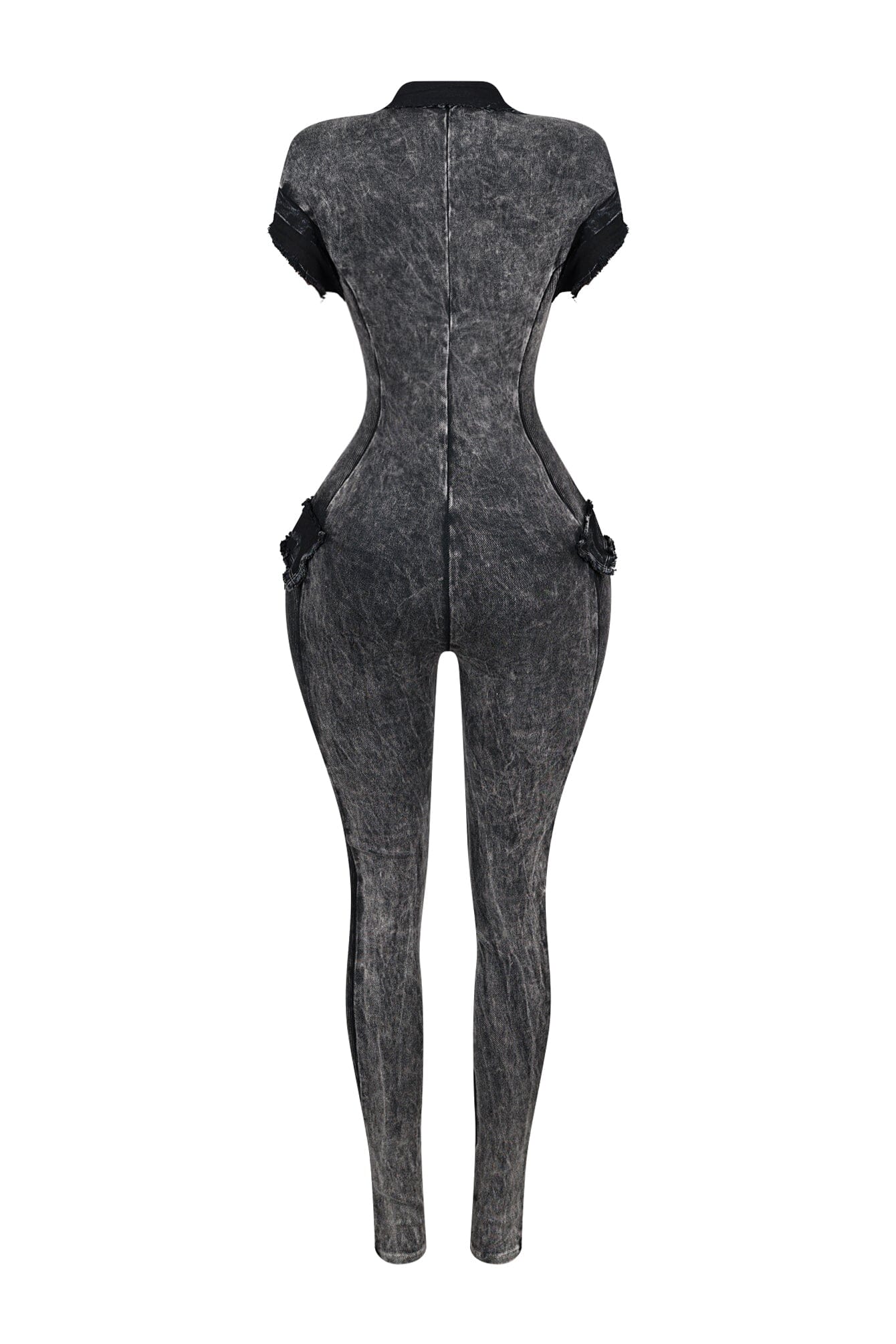 Cady Mineral Washed Frayed Jumpsuit - Image 4
