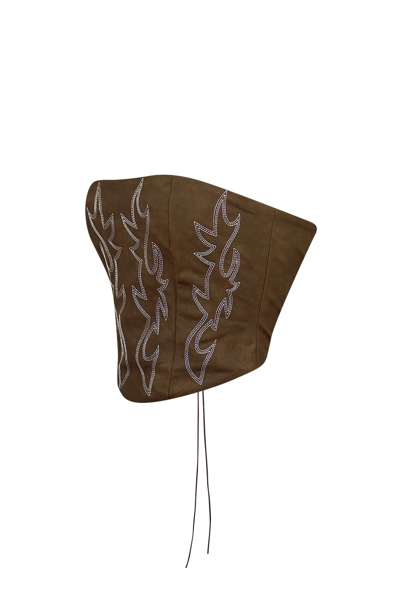 Call Me Again PU Western Corset Top - Image 7