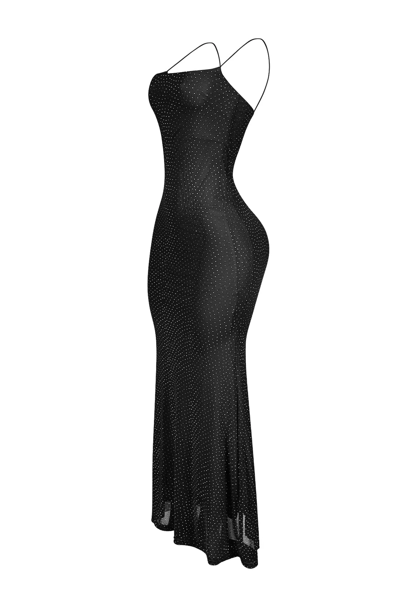 Callie Mesh Rhinestone Maxi Dress - Image 10