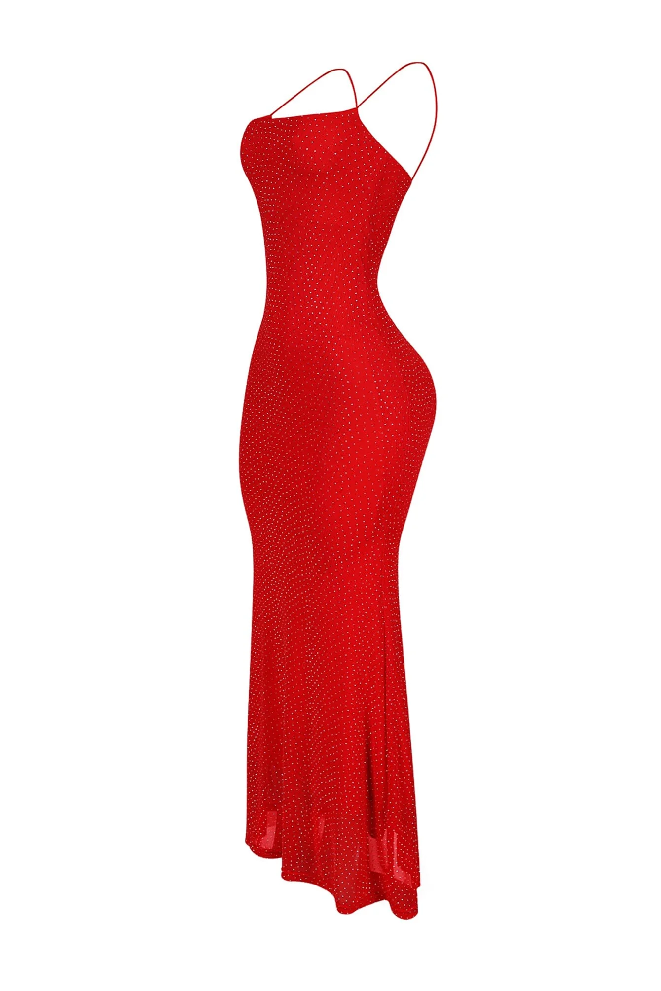 Callie Mesh Rhinestone Maxi Dress - Image 11