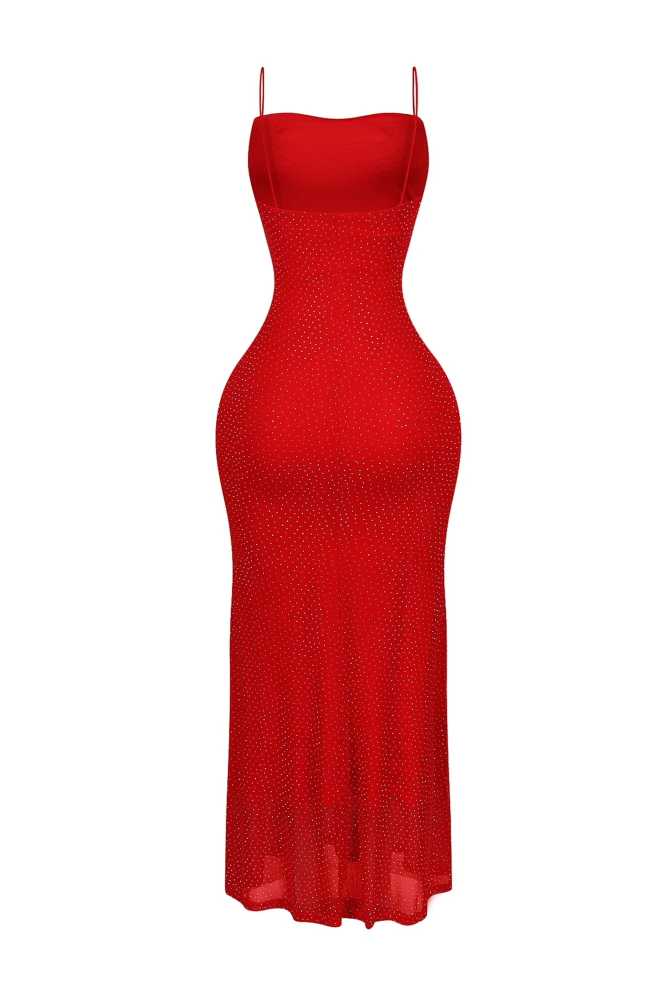 Callie Mesh Rhinestone Maxi Dress - Image 14
