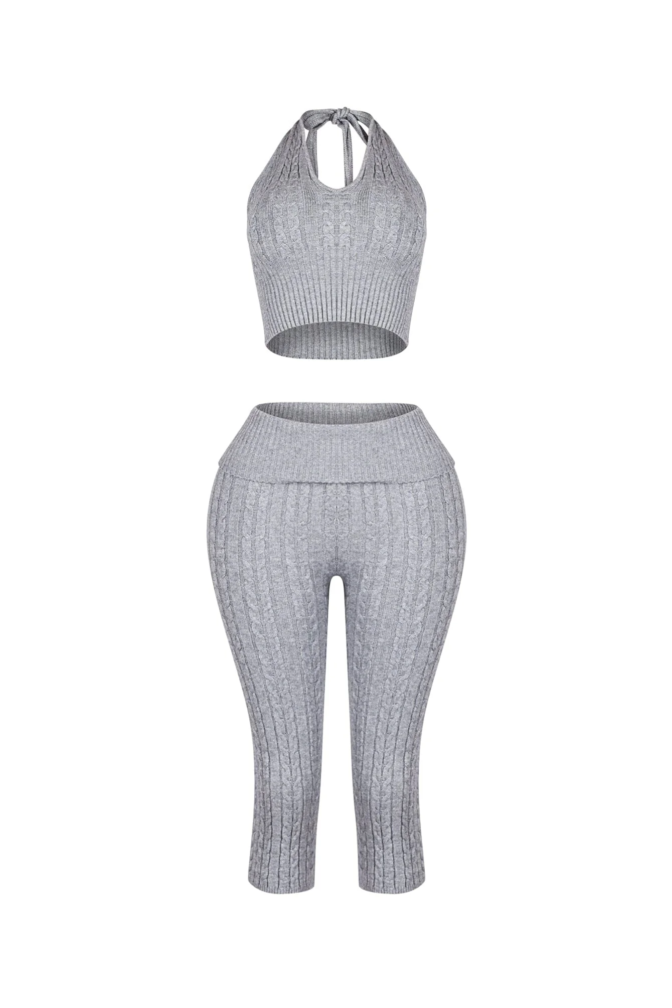 Calm Touch Knit Top & Capri SET - Image 7