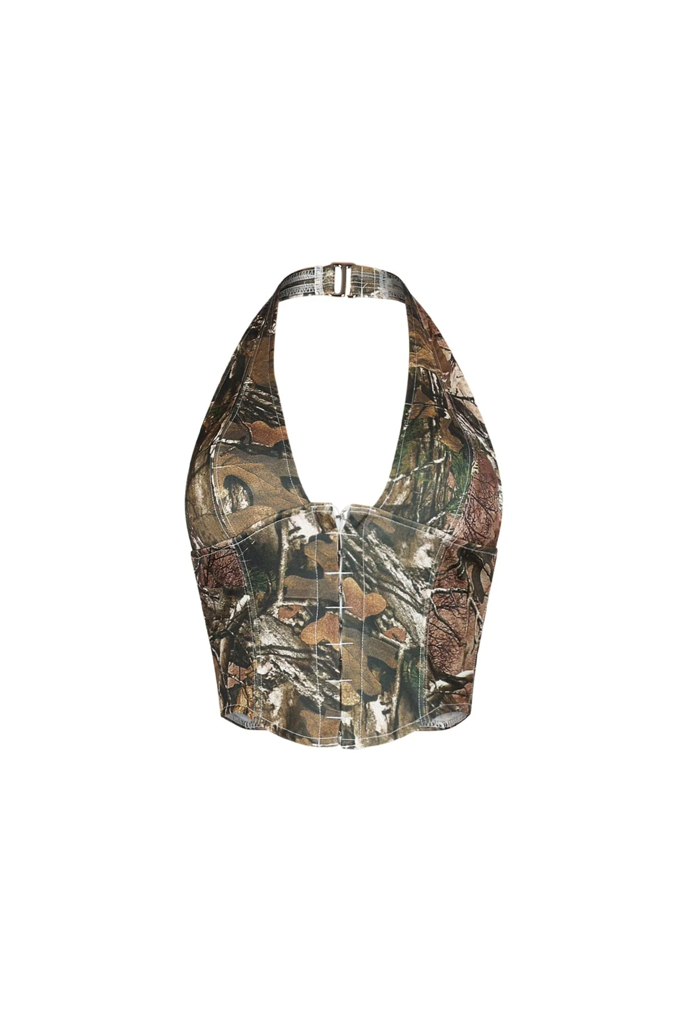 Camo Belle Corset Top - Image 2