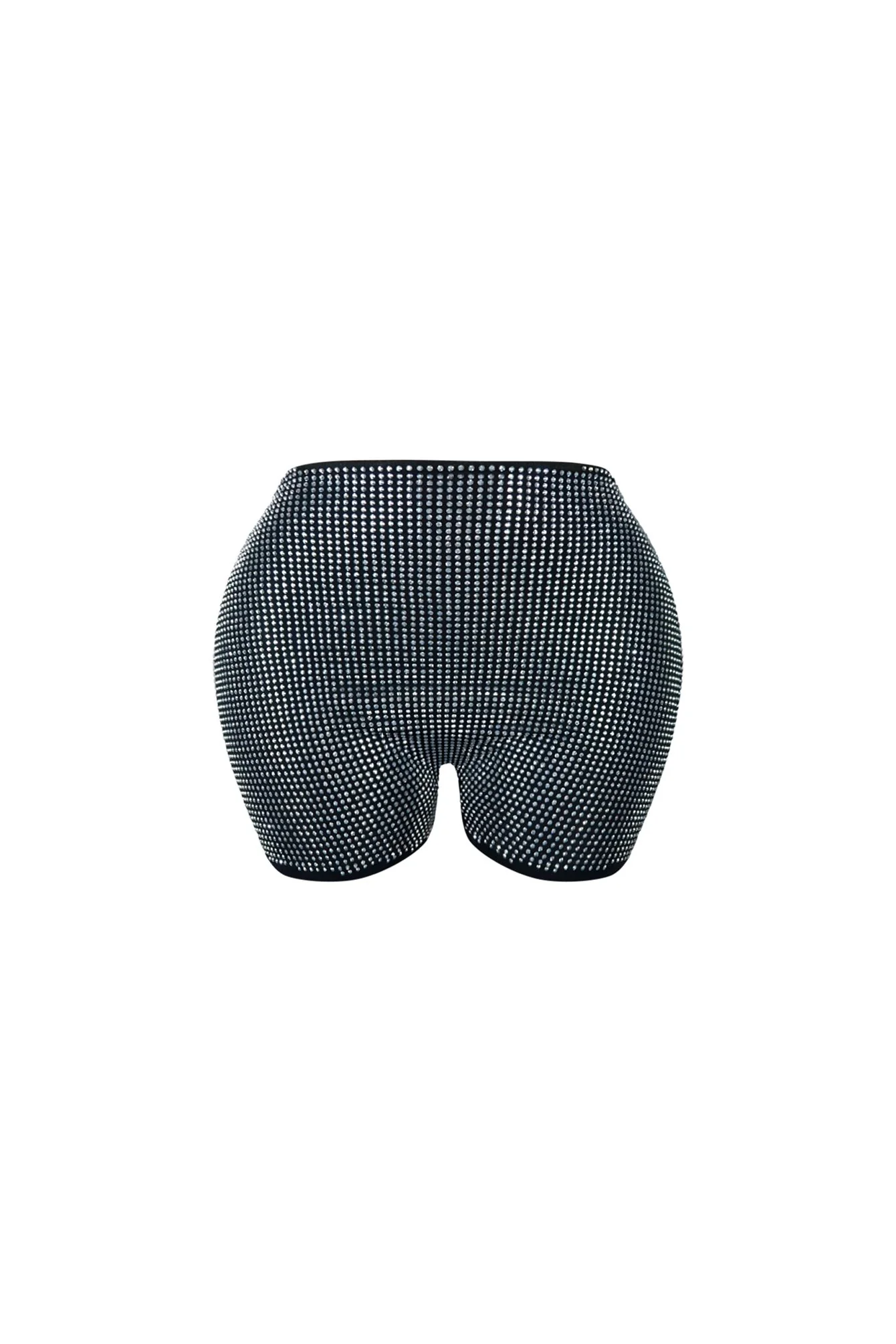 Can't Handle Rhinestone High Waist Shorts - Image 3