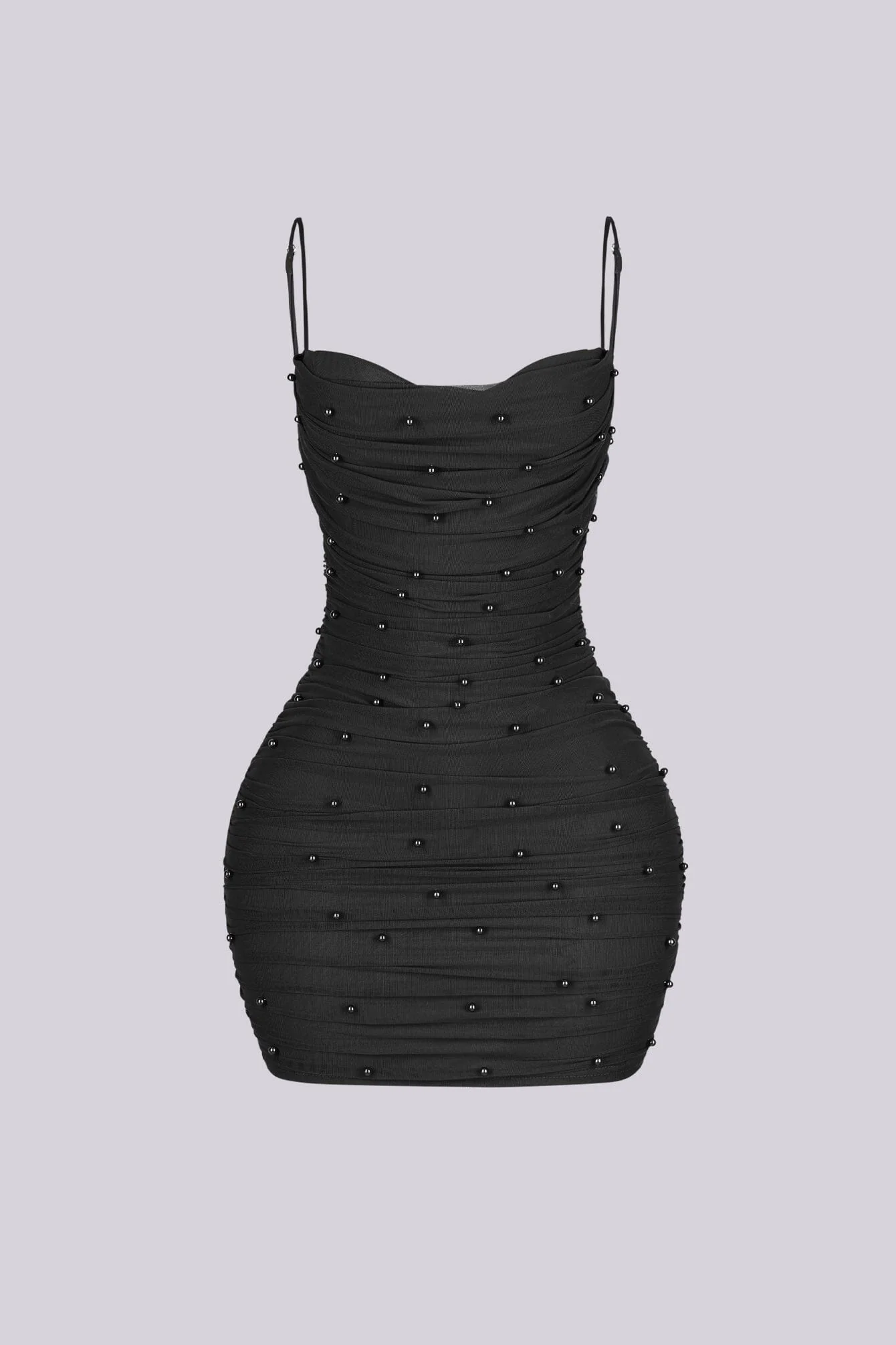 Celebrate Pearl Mesh Mini Dress - Image 15