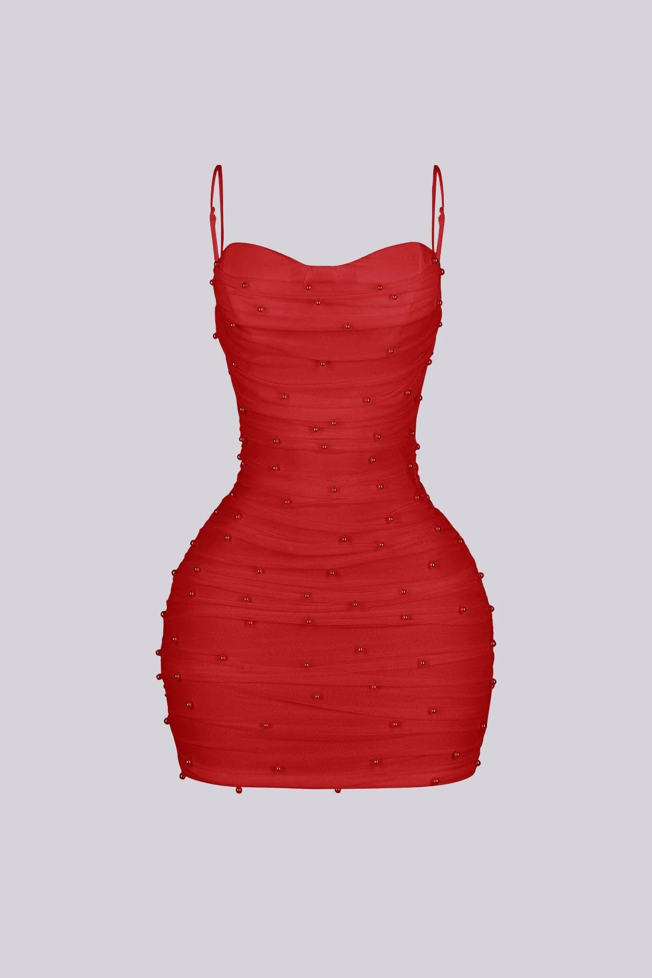 Celebrate Pearl Mesh Mini Dress - Image 17